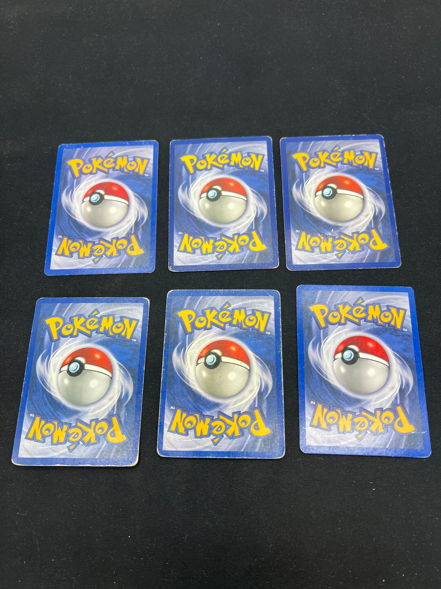 Auction Lot 43: Pokemon Cards Assorted Lot of 6 WOTC Commons Uncommons Conditions Vary