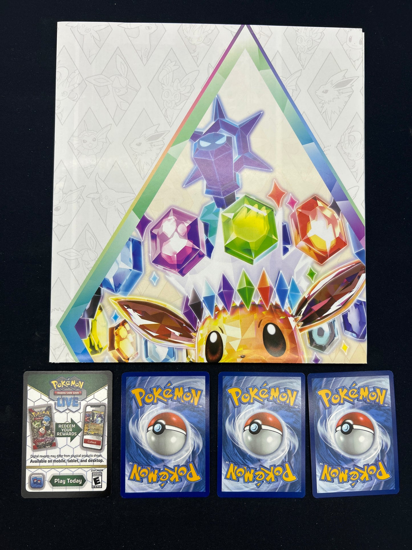 Auction Lot 477: Pokemon Prismatic Evolutions Post Collection Cosmo Holo Promo Cards Lot 1 Conditions Vary