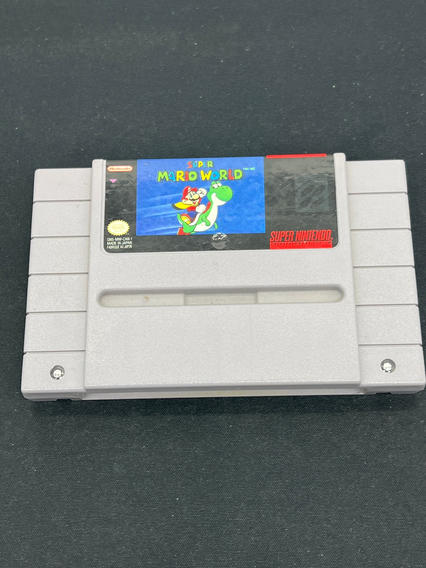 Auction Lot 198: Nintendo Super Nintendo Super Mario World Cartridge Only