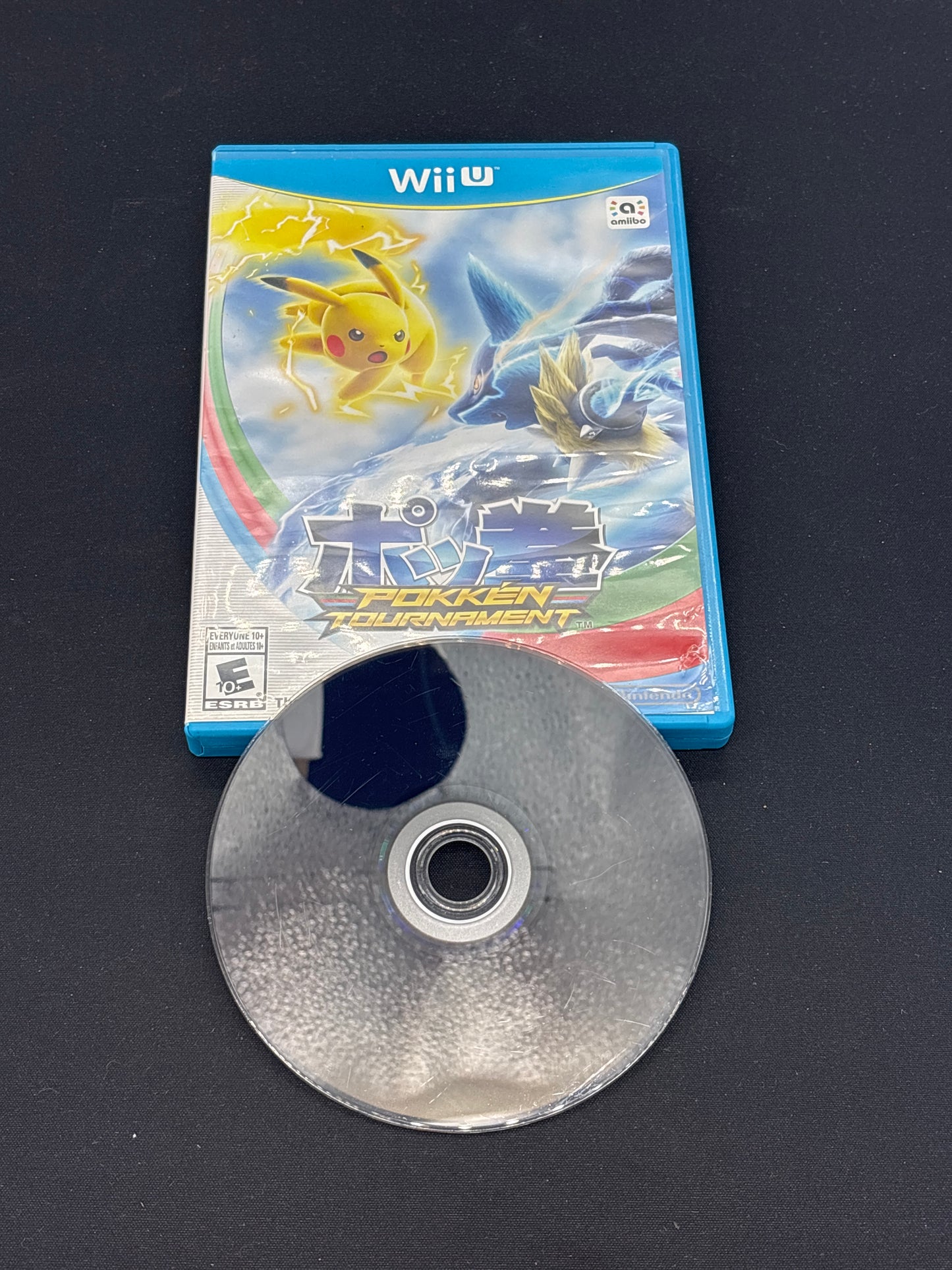 Auction Lot 73: WII U Pokemon Pokken Tournament with Disc & Case