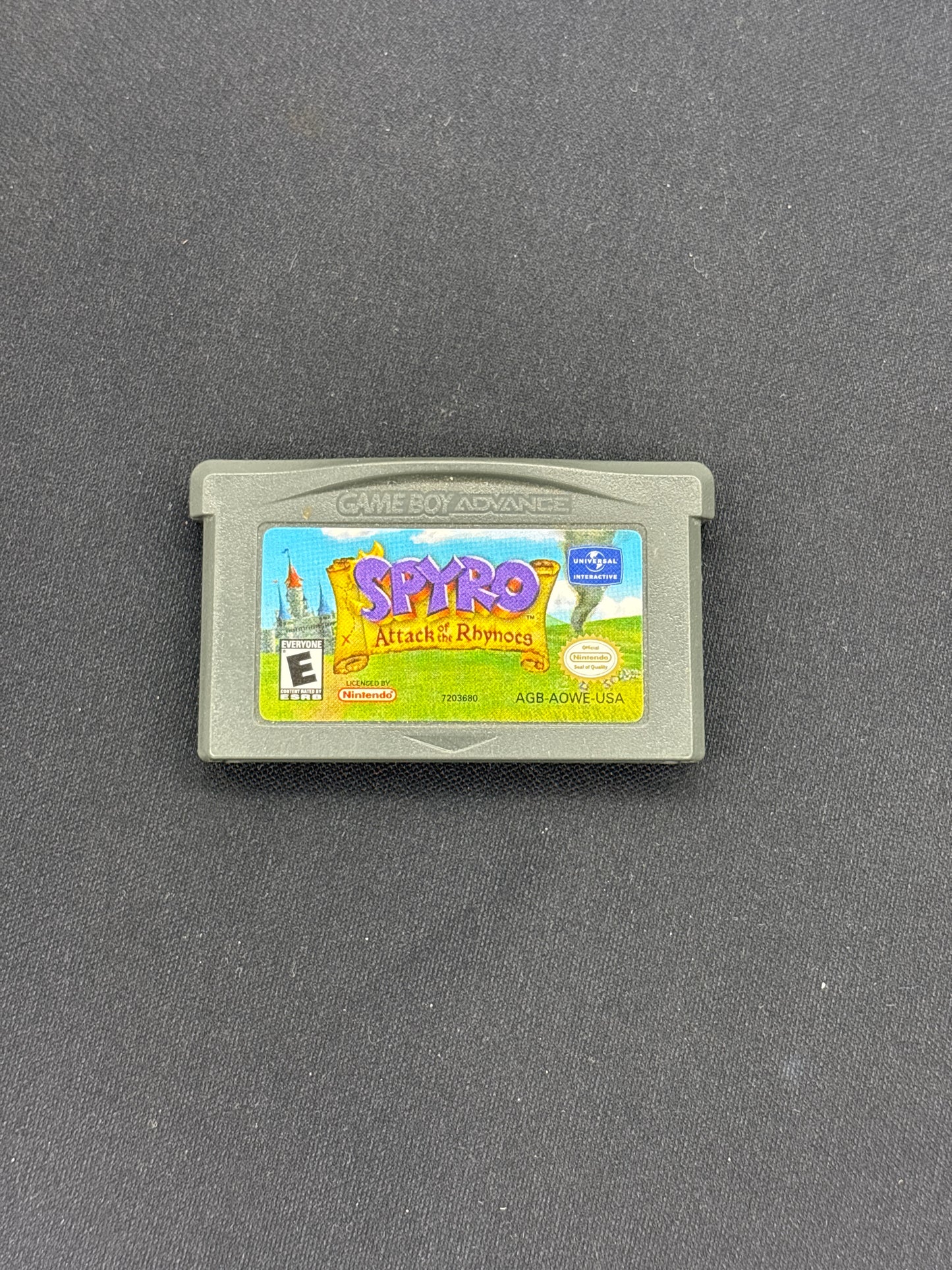 Auction Lot 78: Nintendo GBA Spyro Attack of the Rhinoes Loose