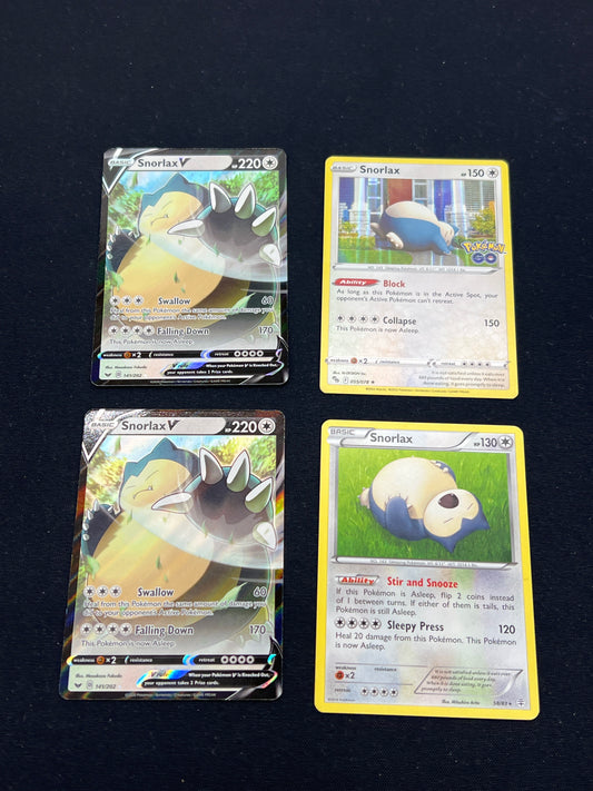 Auction Lot 132: Pokemon Cards Assorted Snorlax Lot Conditions Vary
