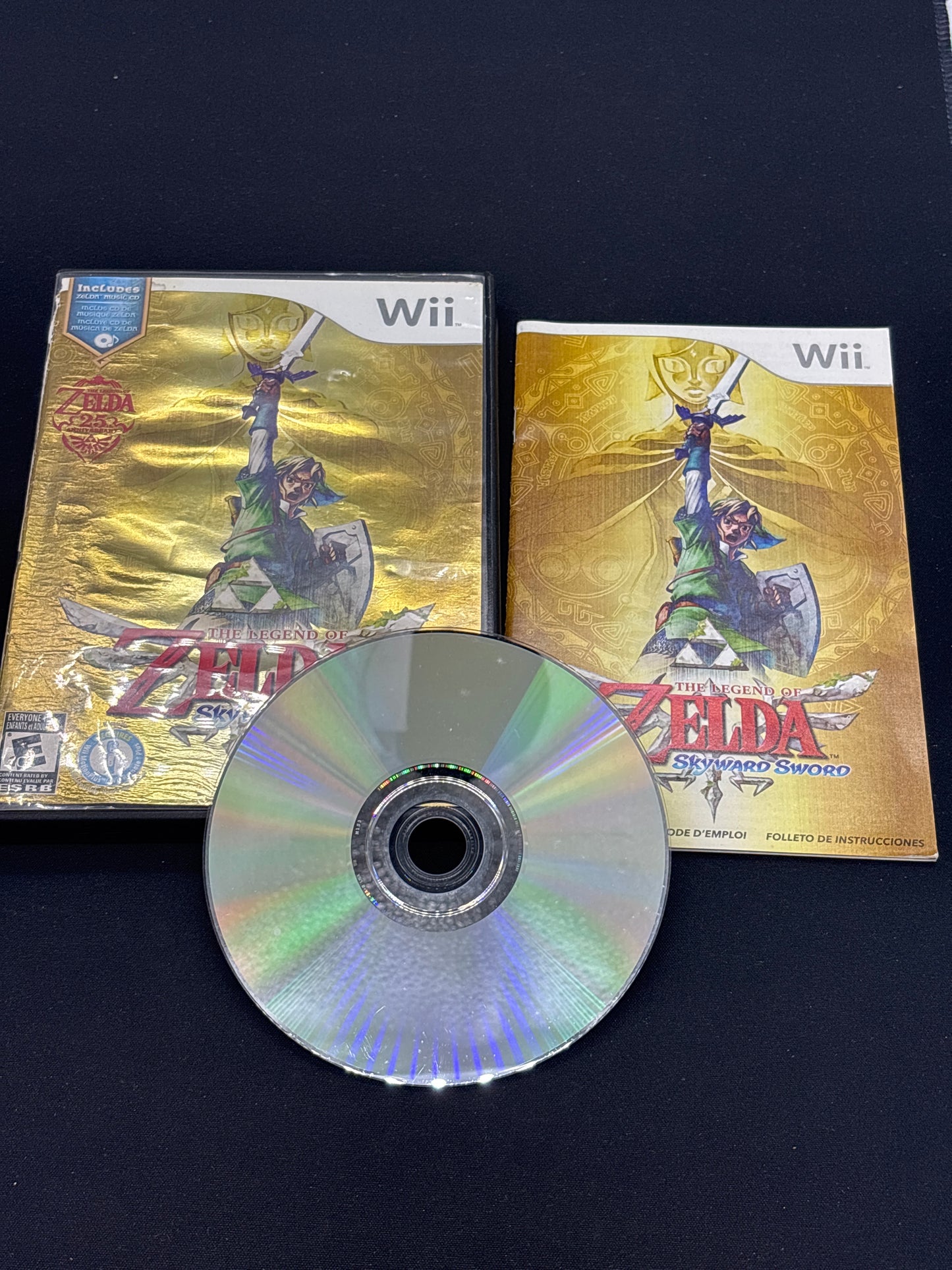 Auction Lot 147: Nintendo WII The Legend of Zelda Skyward Sword Video Game CIB