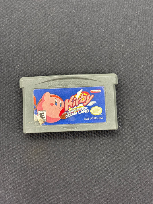 Auction Lot 100: Gameboy Advance Kirby Nightmare In Dream Land Video Game Cartridge Only