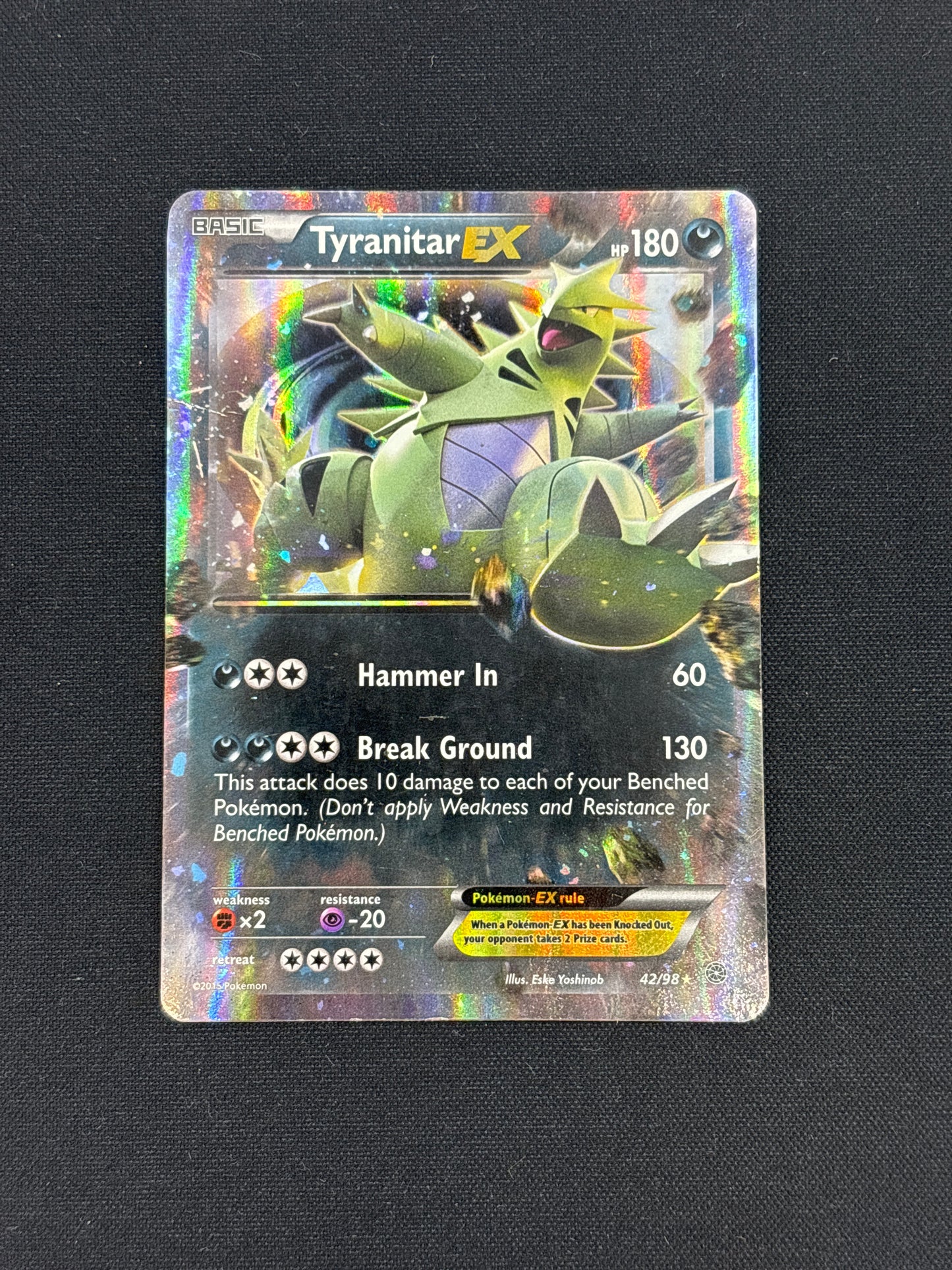 Auction Lot 57: Tyranitar EX 42/98 Card Conditions Vary