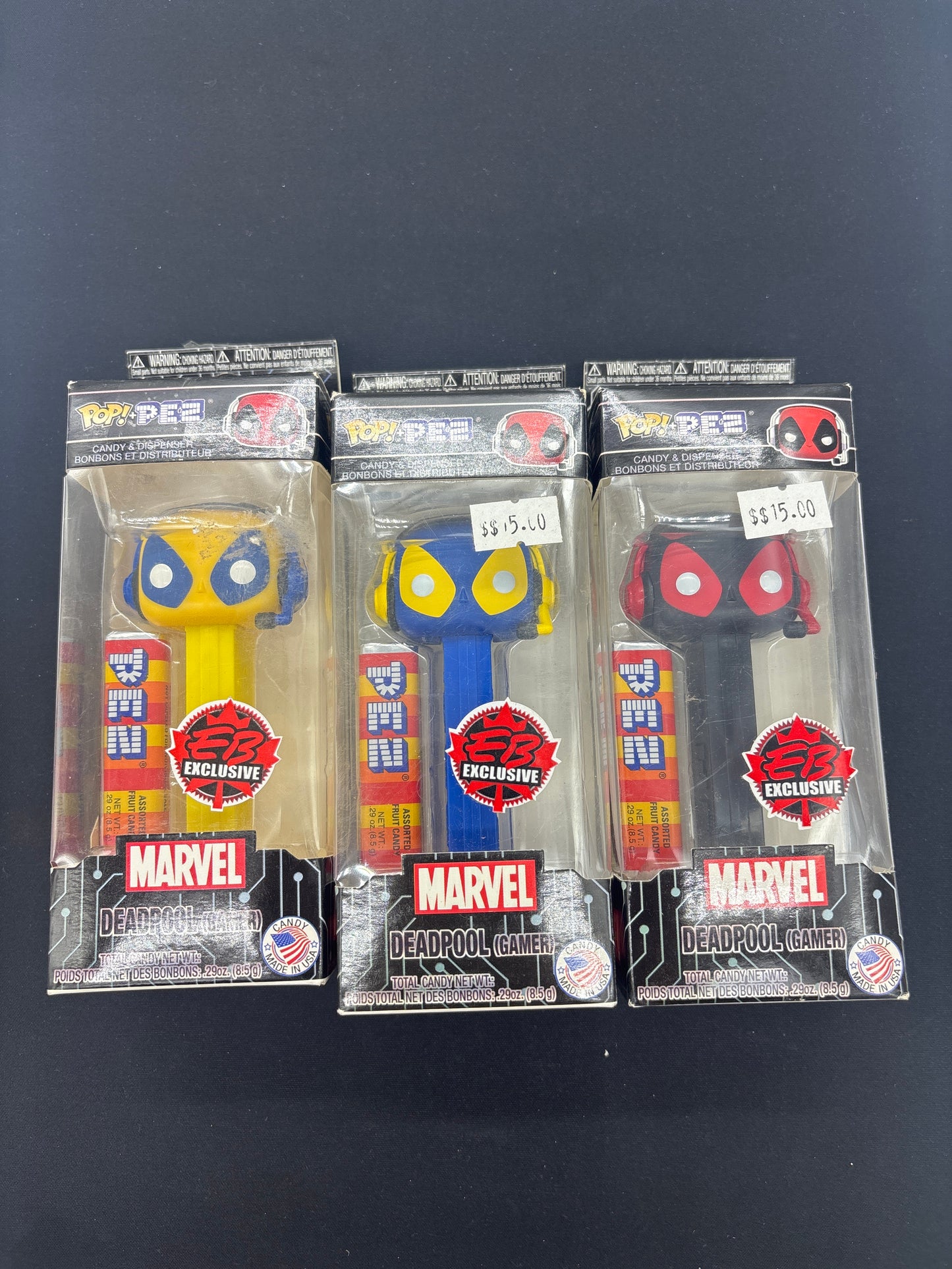 Auction Lot 42: Pop PEZ Dispensers Collectibles Marvel Themed Lot 3