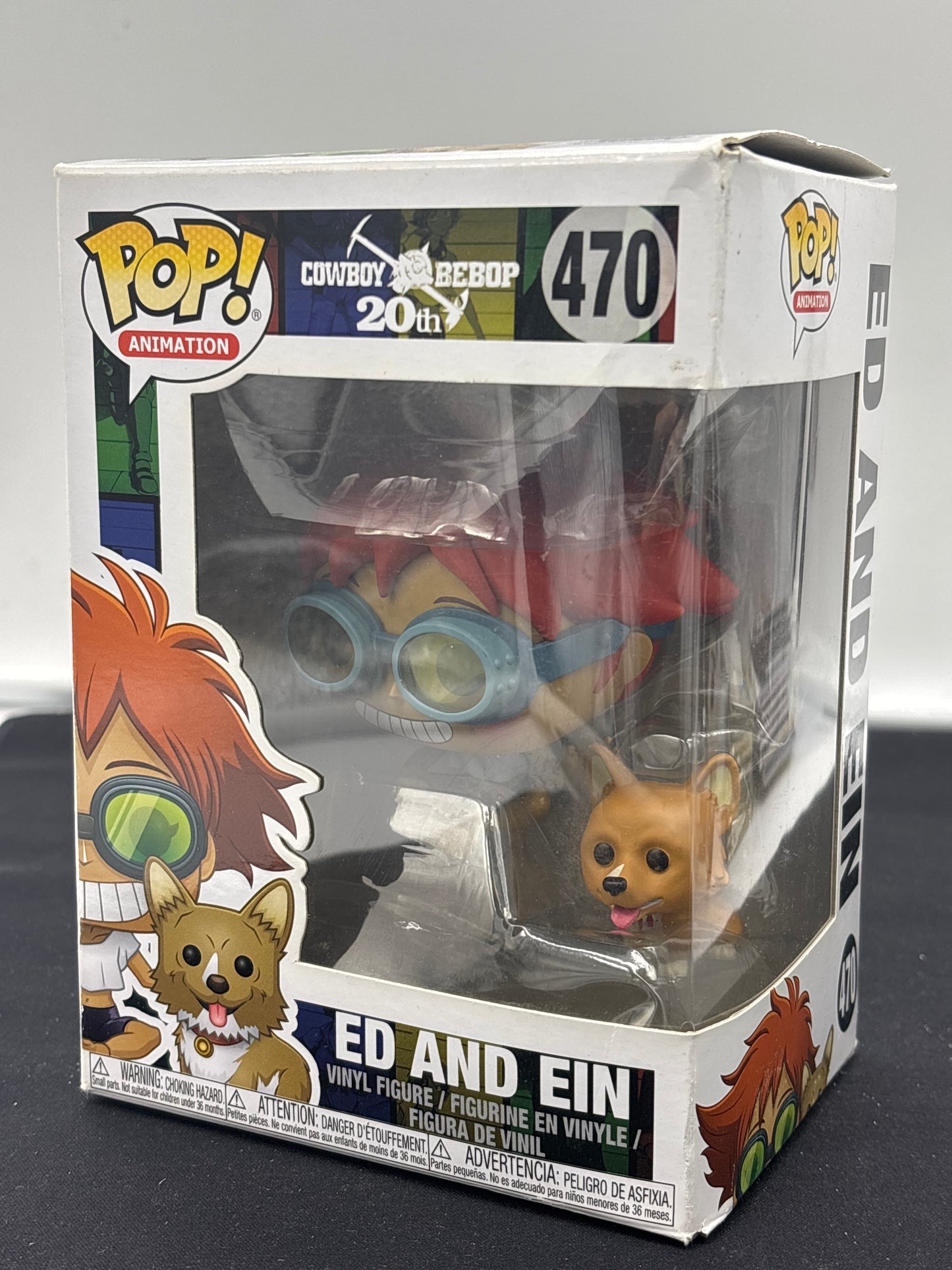 Auction Lot 95: Pop Funko Cowboy Bebop Ed and Ein 470 Figure