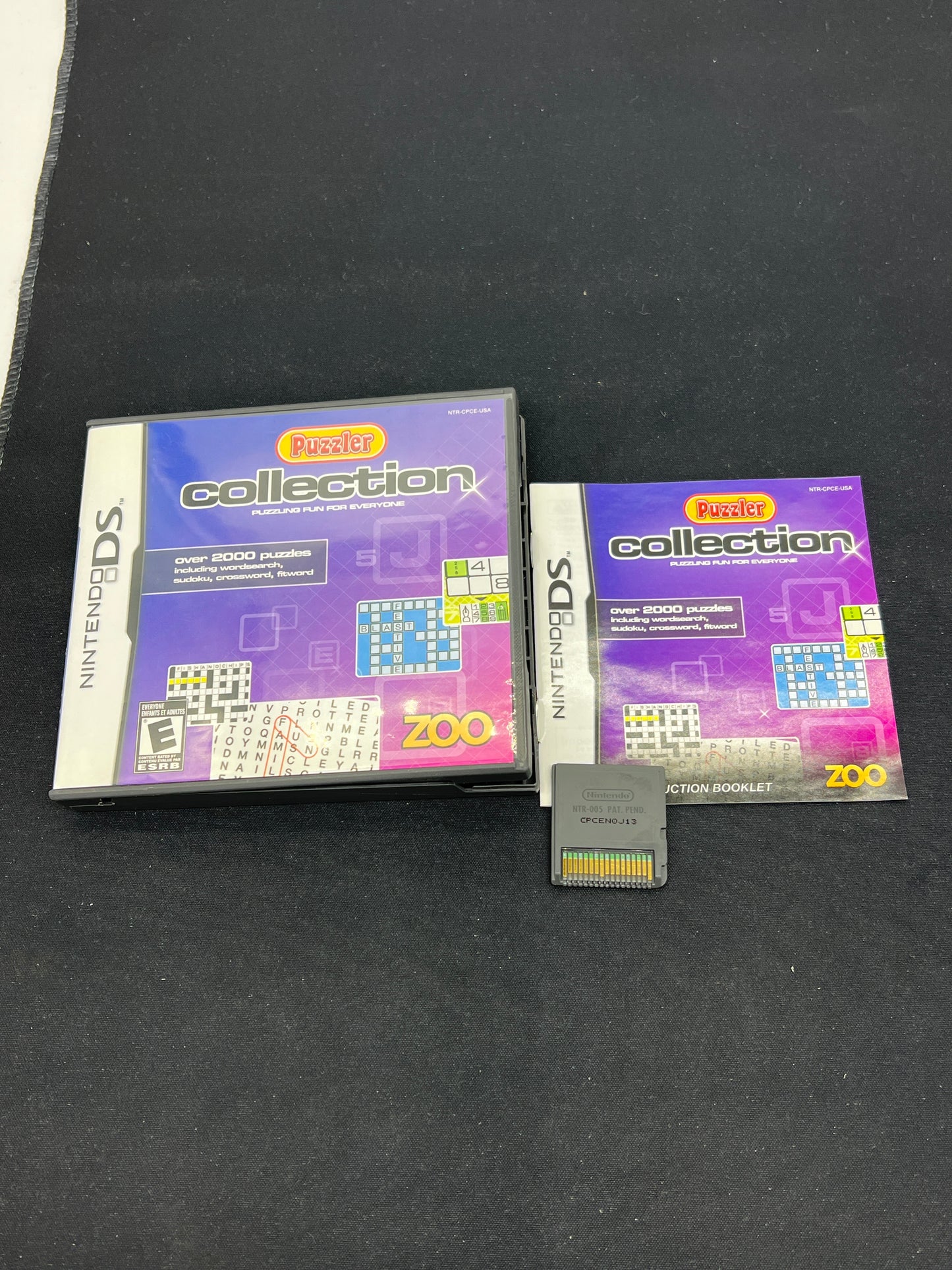 Auction Lot 213: Nintendo DS Puzzler Collection Puzzling Fun For Everyone CIB