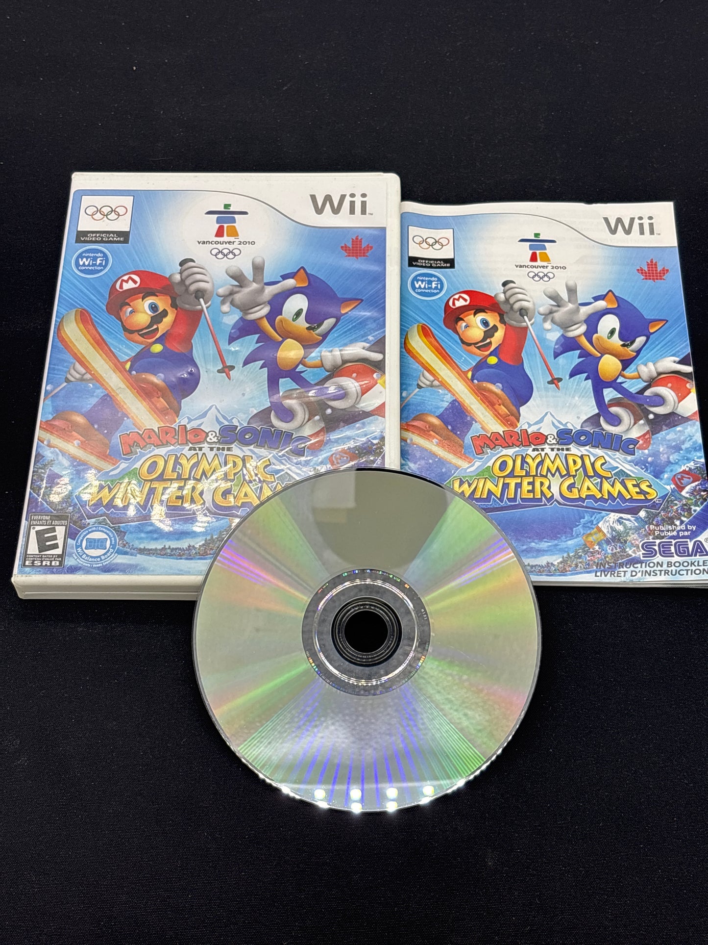 Auction Lot 294: Mario and Sonic Olympic Winter Games Video Game Nintendo WII CIB