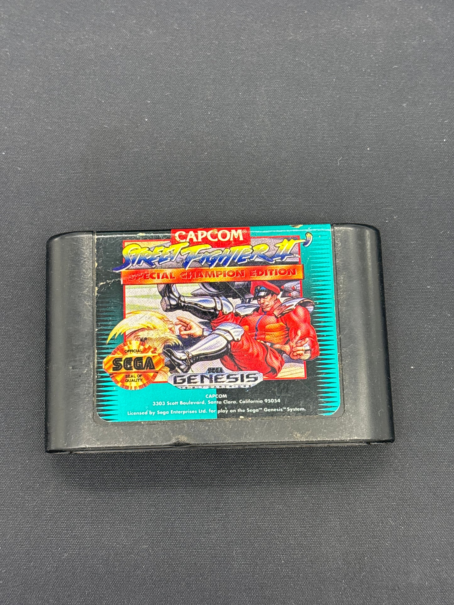Auction Lot 42: Street Fighter 2 Special Champion Edition Video Game Sega Genesis Loose