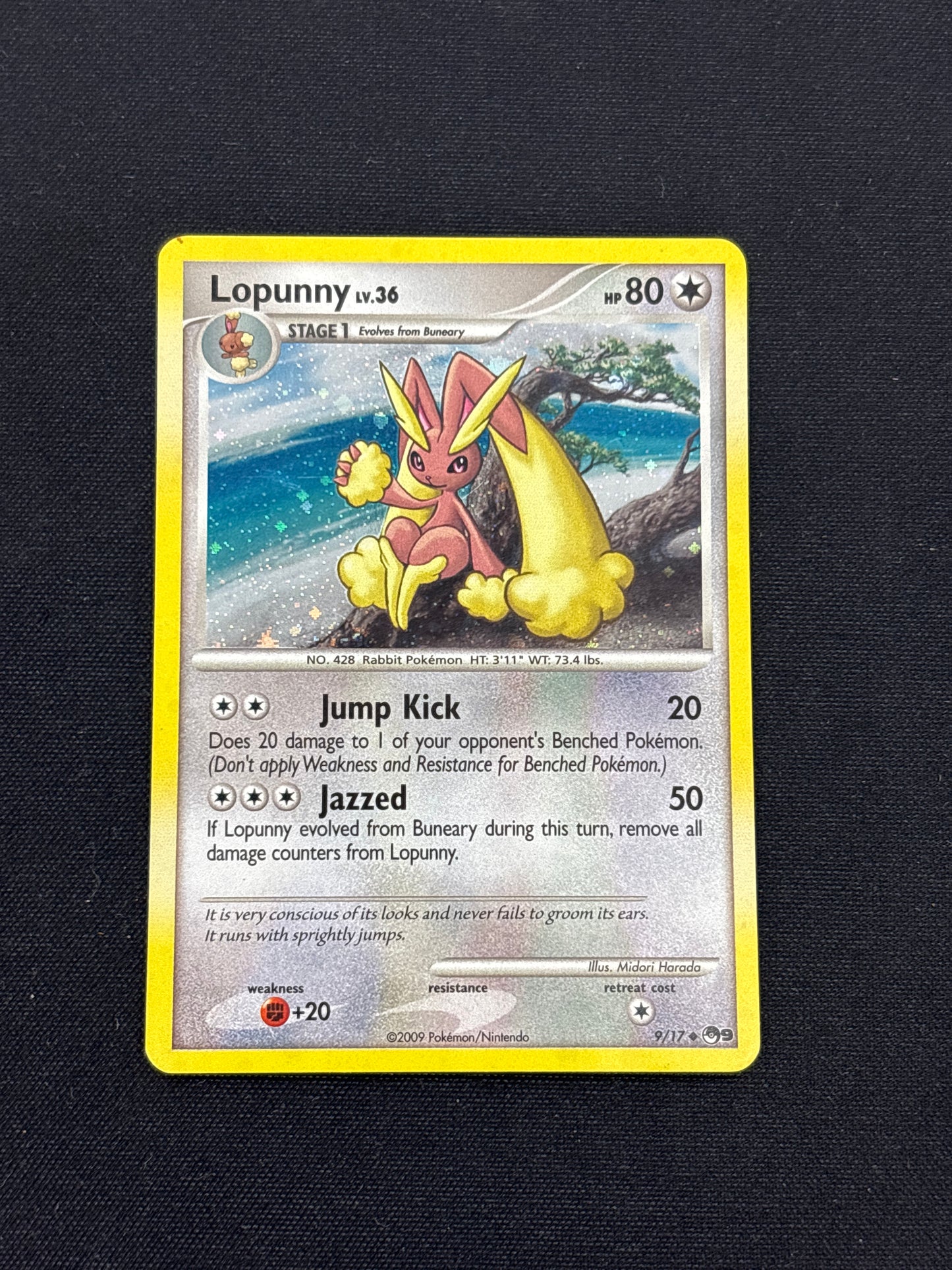 Auction Lot 71: Lopunny Holo Rare Card Conditions Vary