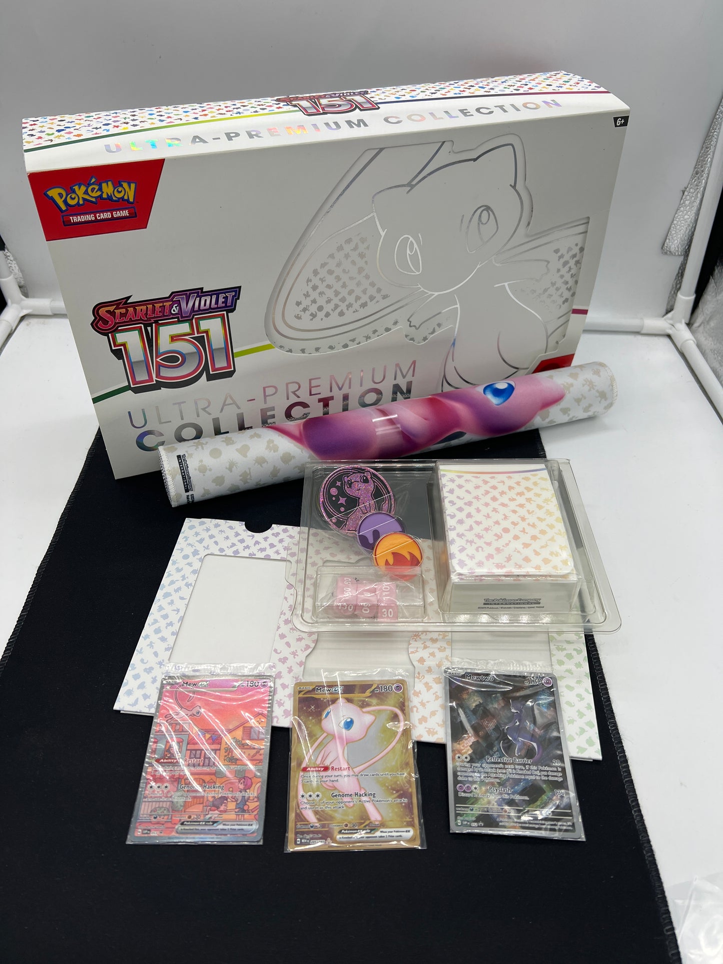 Auction Lot 271: Pokemon Cards 151 EMPTY UPC Box With Accessories & Promos Conditions Vary