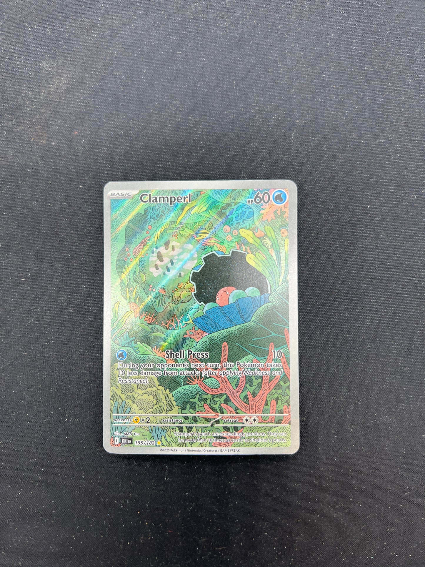 Auction Lot 23: Pokemon Cards Clampearl Illustration Rare Conditions Vary