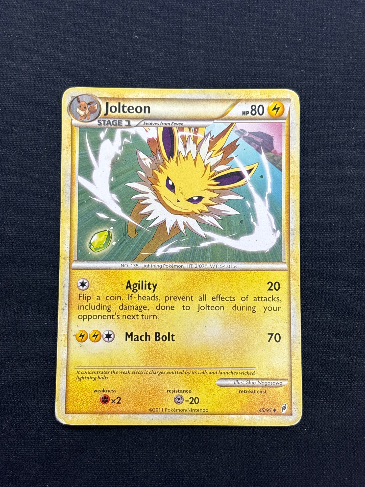 Auction Lot 205: Pokemon Card Jolteon Call of Legends Conditions Vary