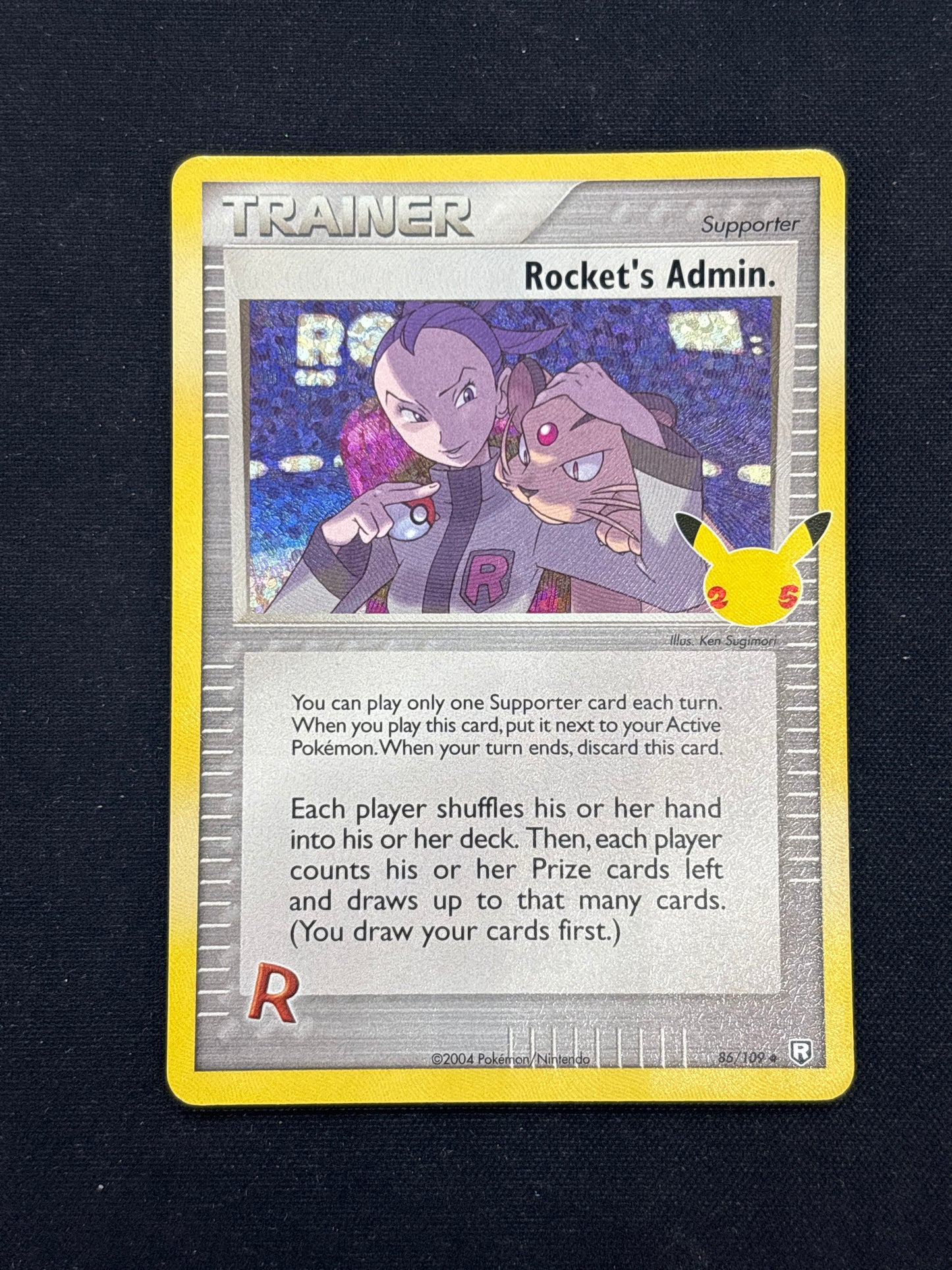 Auction Lot 209: Pokemon Card Rocket's Admin Celebrations Conditions Vary