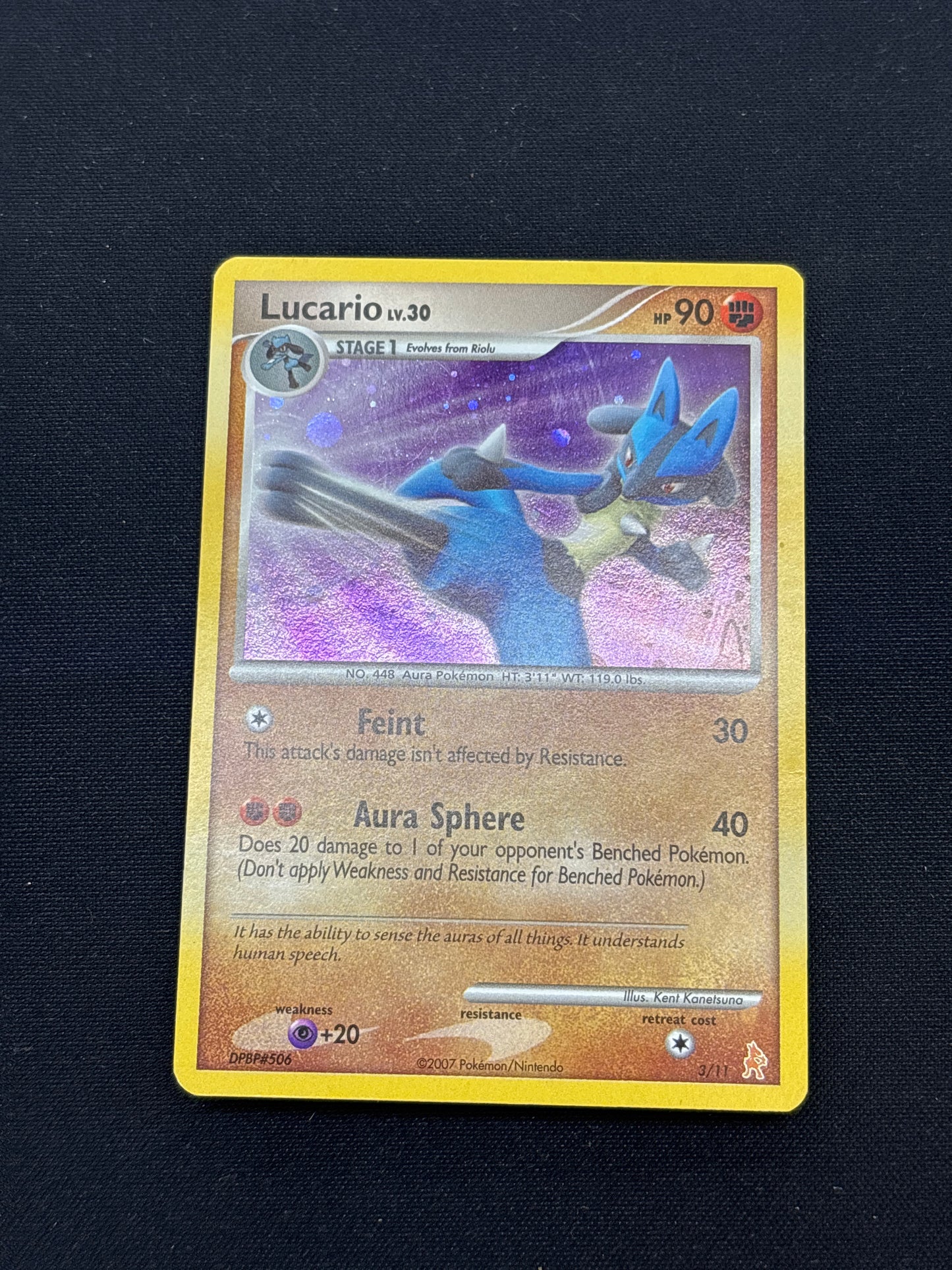 Auction Lot 191: Pokemon Cards Lucario Mid Era Holo Rare Conditions Vary