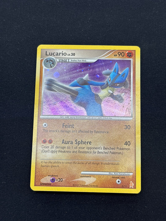 Auction Lot 191: Pokemon Cards Lucario Mid Era Holo Rare Conditions Vary