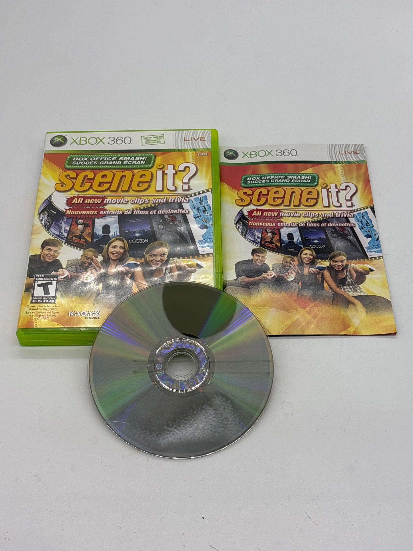 Auction Lot 133: Scene It Video Game XBOX 360 CIB
