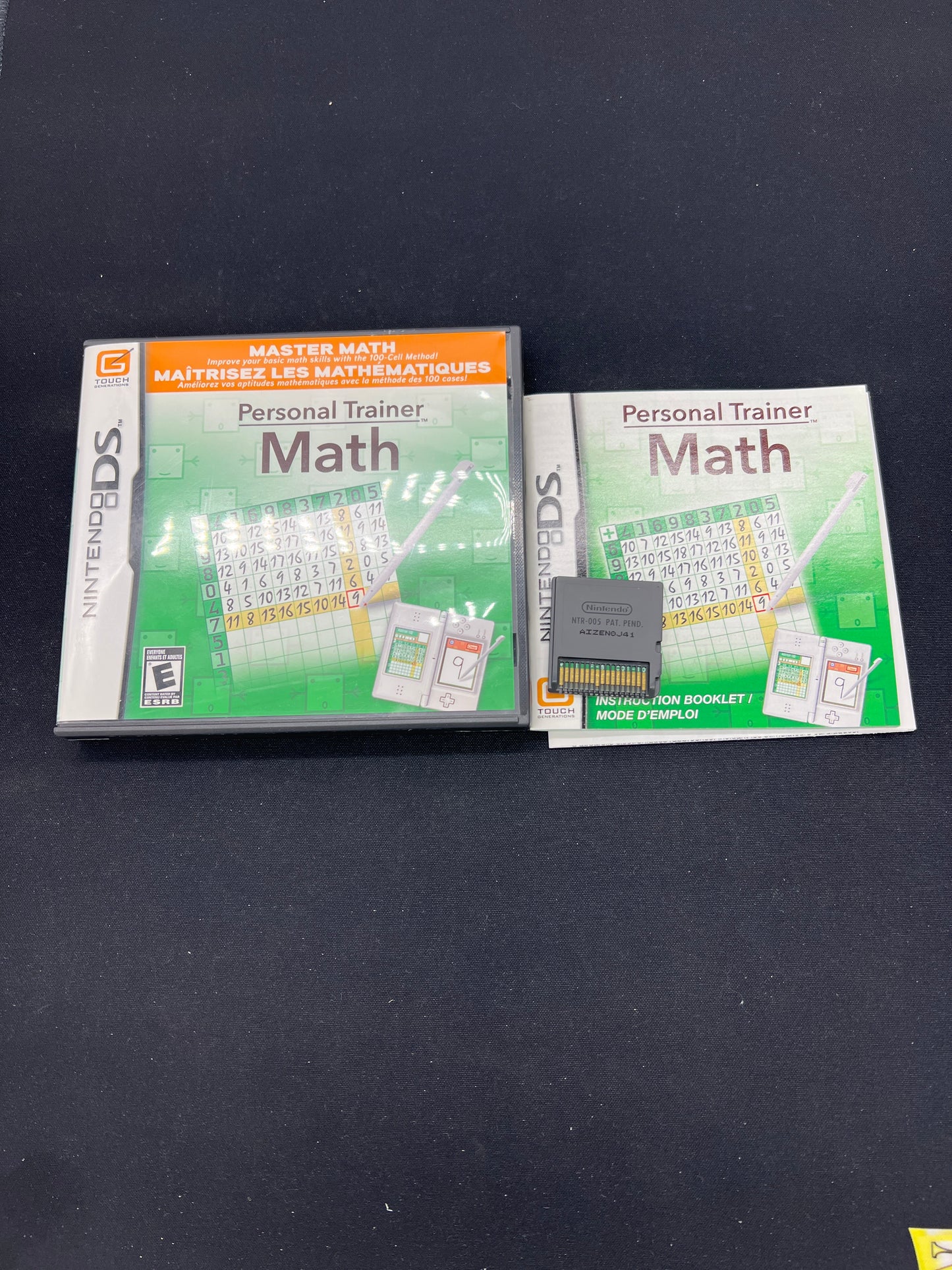 Auction Lot 194: Nintendo DS Personal Trainer Math CIB