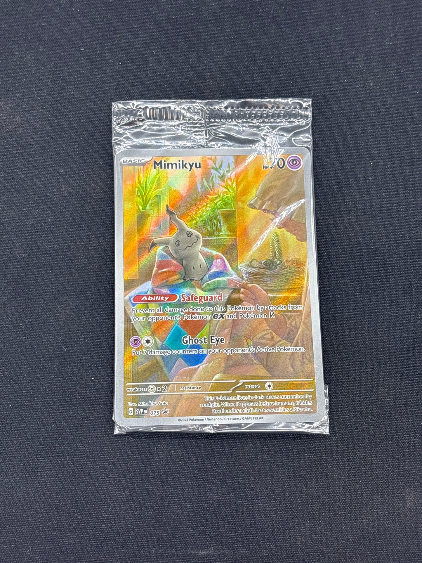 Auction Lot 10: Mimikyu Pokemon Paldean Fates ETB Promo Sealed