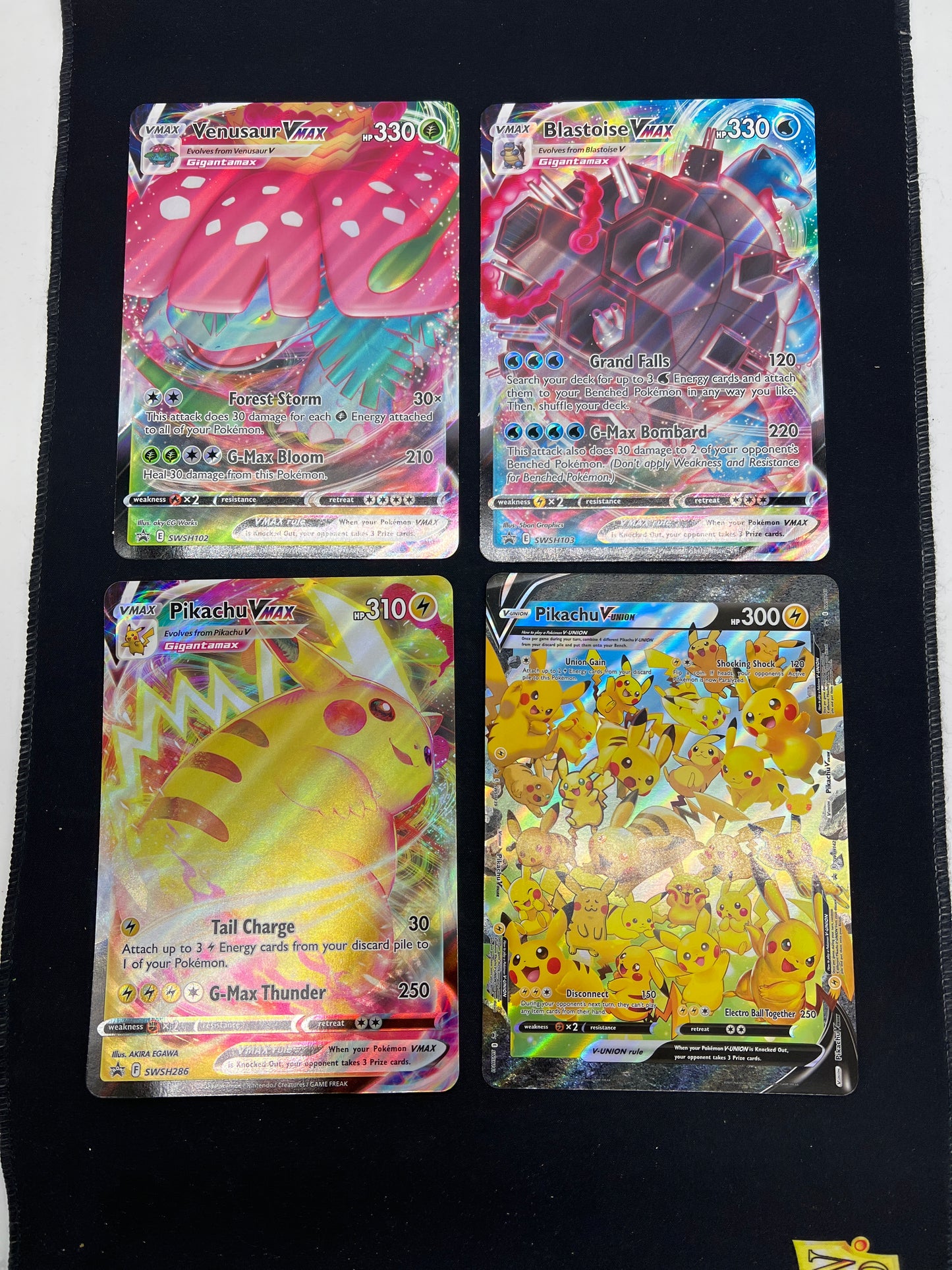 Auction Lot 73: Pokemon Cards Lot of 4 Assorted Jumbo Conditions Vary
