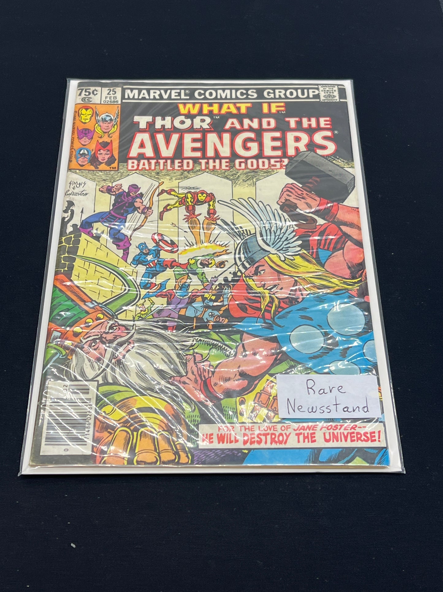 Auction Lot 273: Marvel Comics What if Thor and the Avengers Battled the Gods?