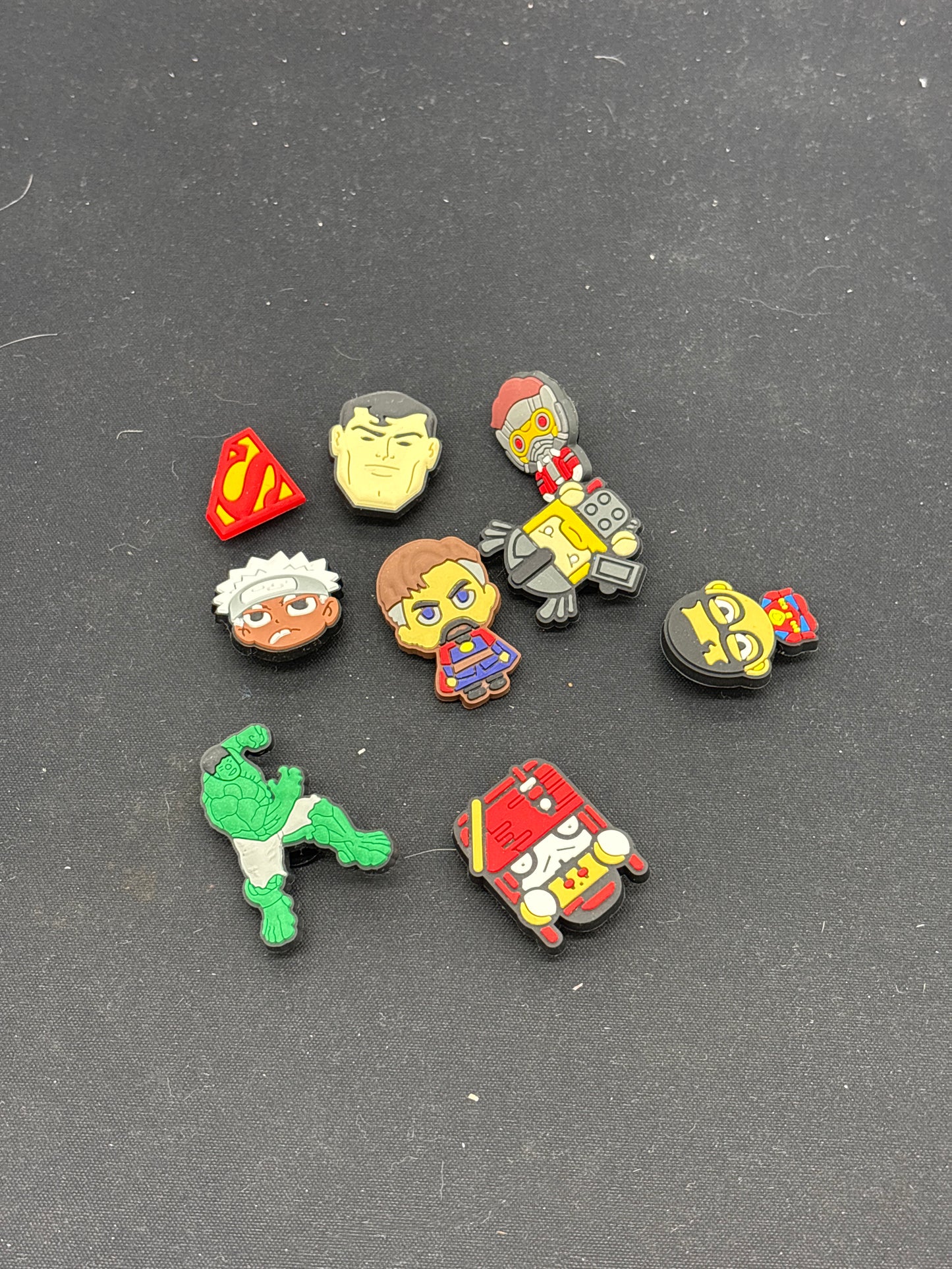 Auction Lot 255: Unofficial Croc Jibbitz Lot Superheroes