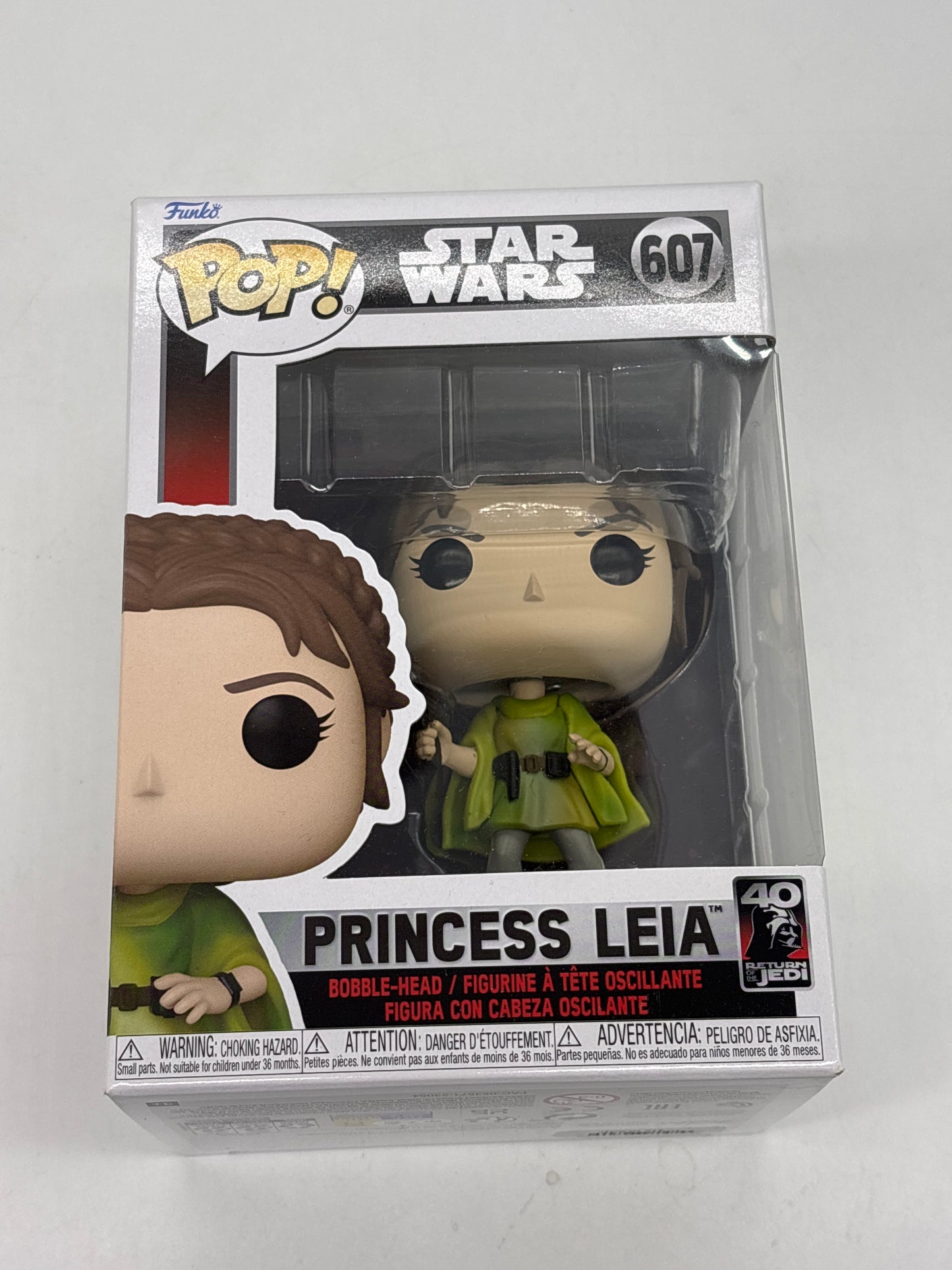 Auction Lot 108: Pop Funko Star Wars Princess Leia Figure 607