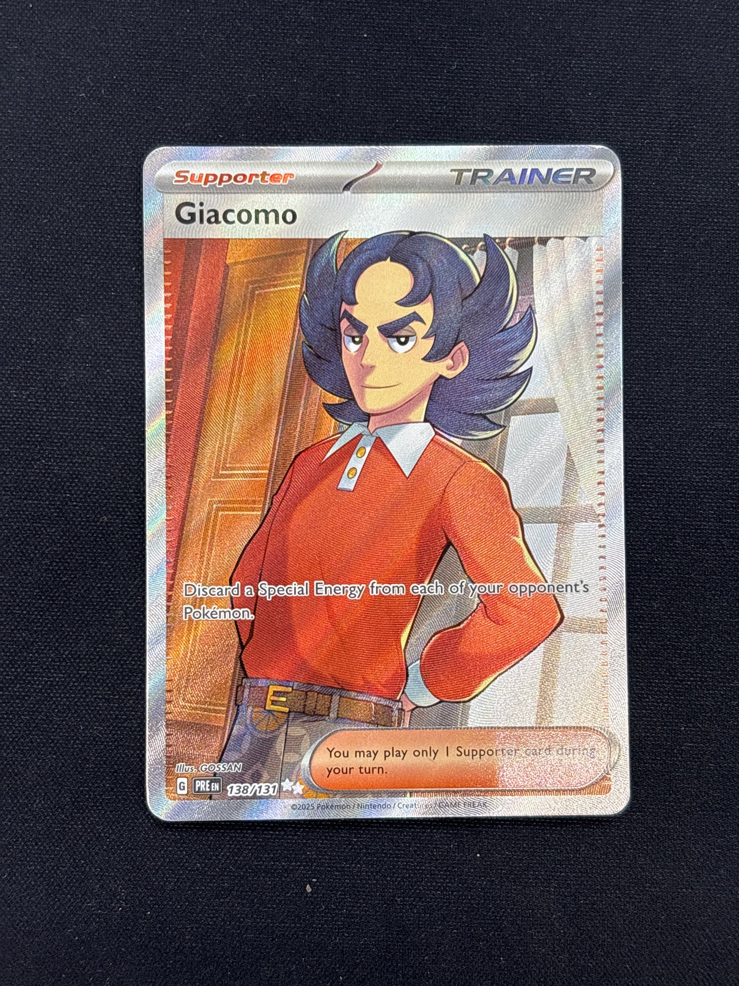 Auction Lot 76: Giacomo Full Art Card Conditions Vary