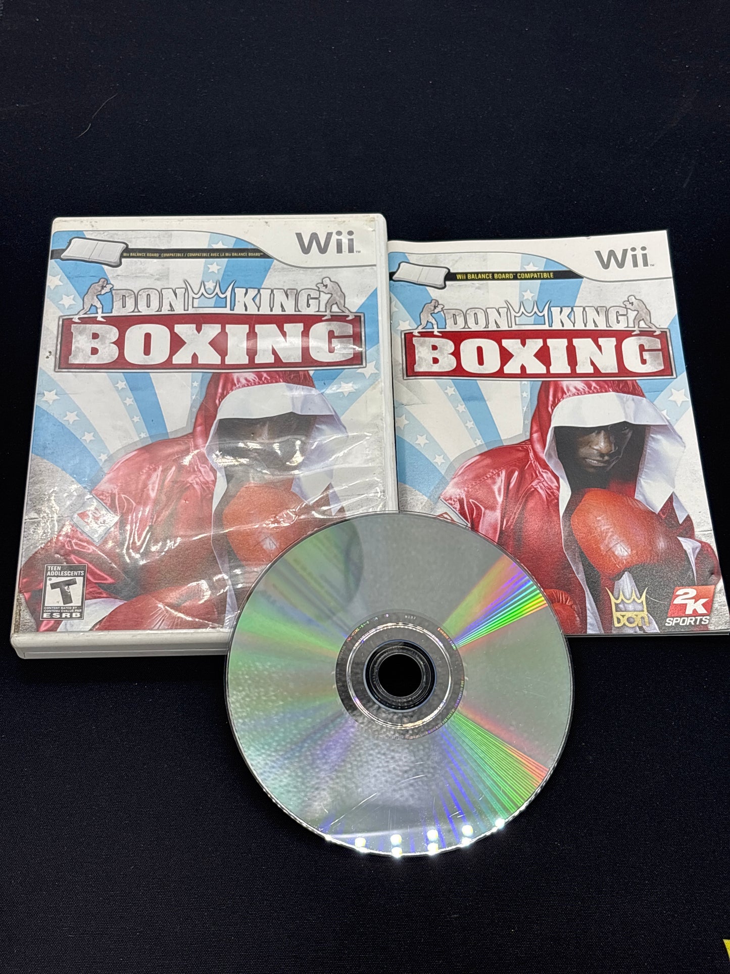 Auction Lot 156: WII Nintendo Don King Boxing with Case & Disc