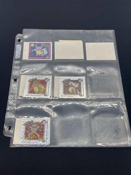 Auction Lot 30: Pokemon Stickers Lenticular Lot 4