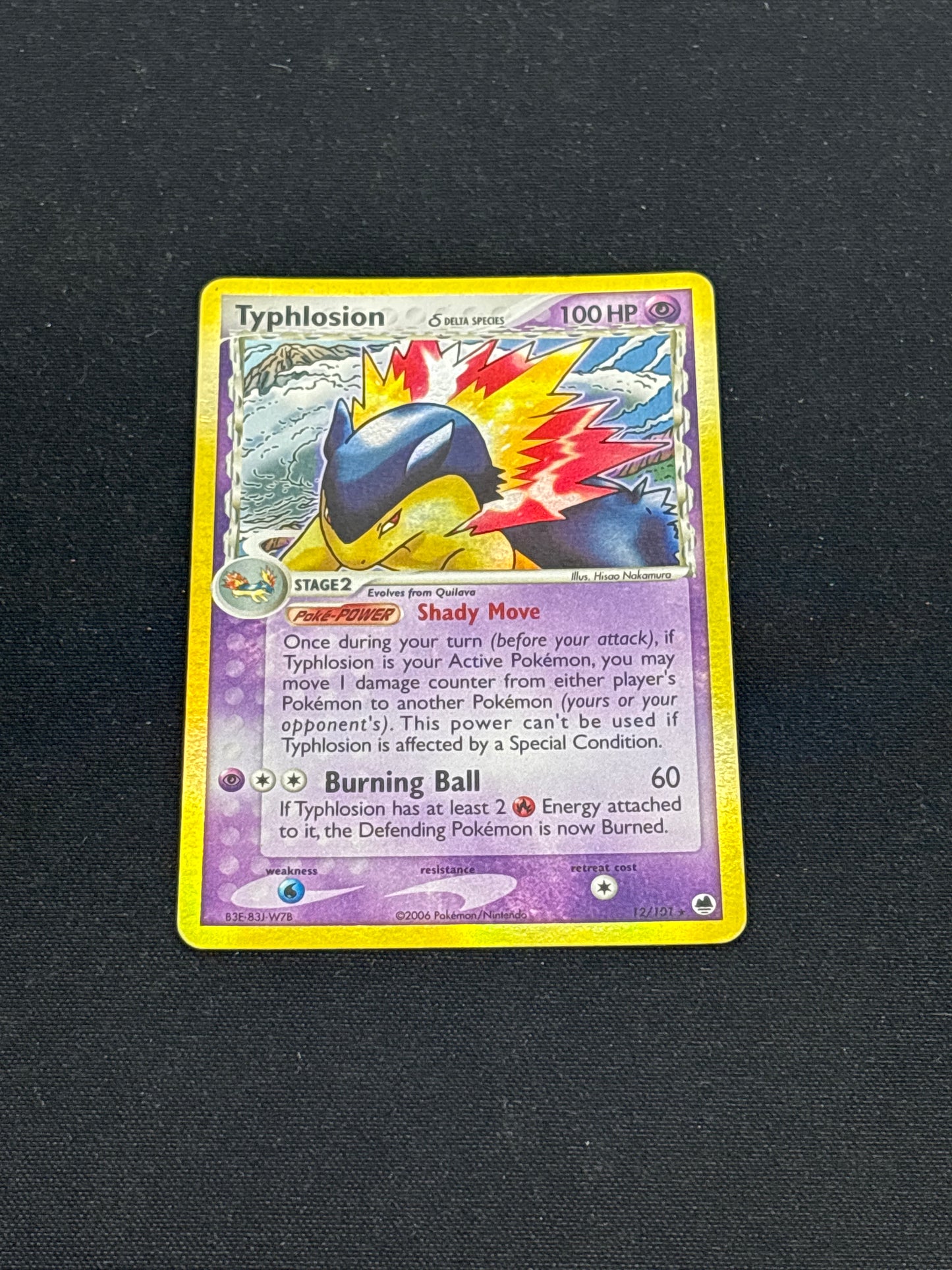 Auction Lot 235: Pokemon Cards Typhlosion Holo Rare EX Dragon Frontiers Condition Vary