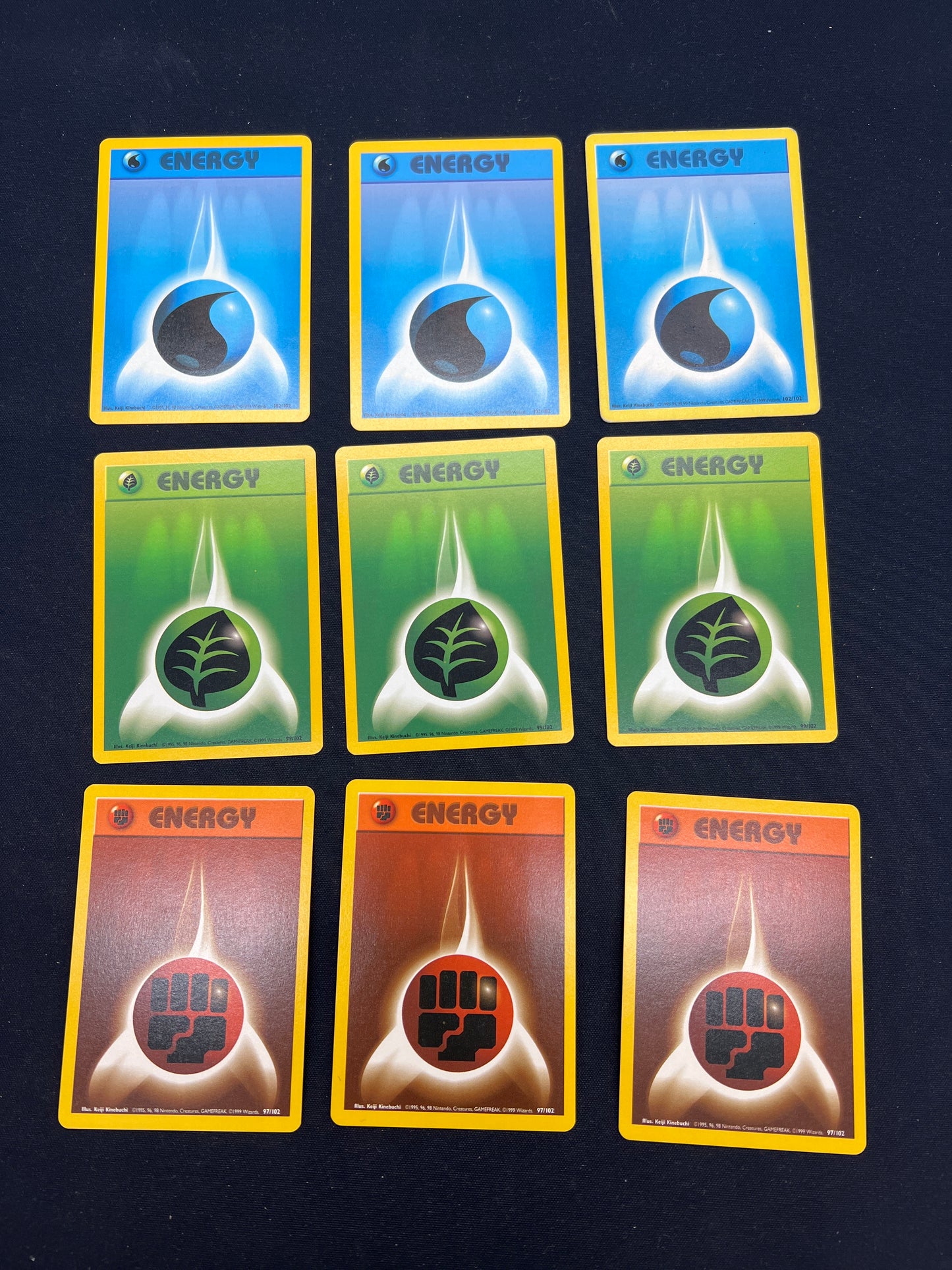 Auction Lot 384: Pokemon Cards WOTC Energy Card Lot 1 Conditions Vary