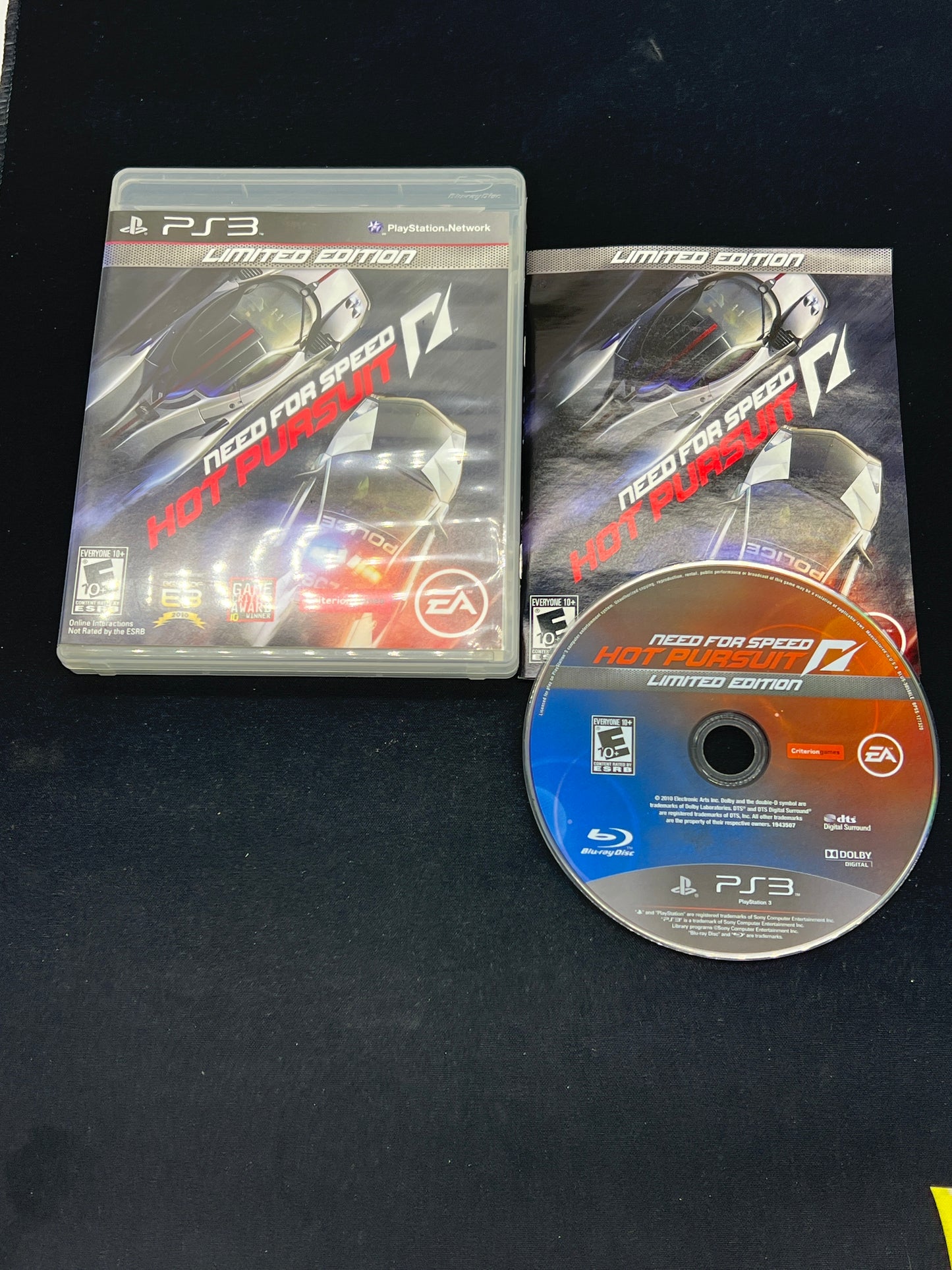 Auction Lot 135: PS3 Need for Speed Hot Pursuit Limited Edition CIB