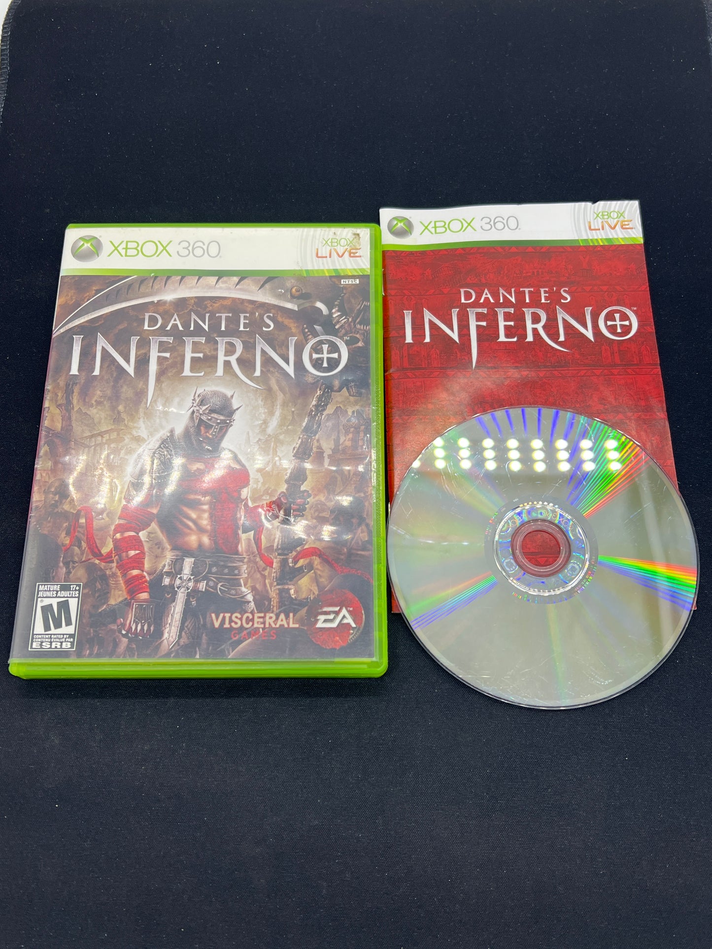 Auction Lot 22: XBOX 360 Video Game Dante's Inferno CIB