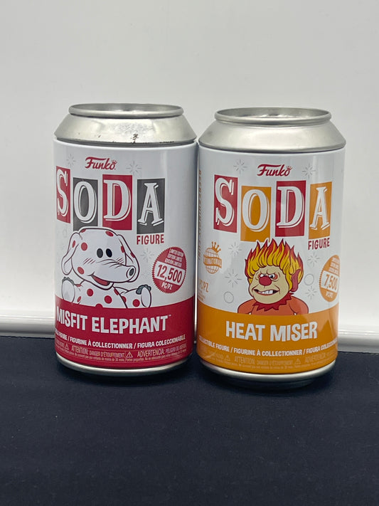 Auction Lot 75: Funko Soda Lot of 2 Misfit Elephant Heat Miser