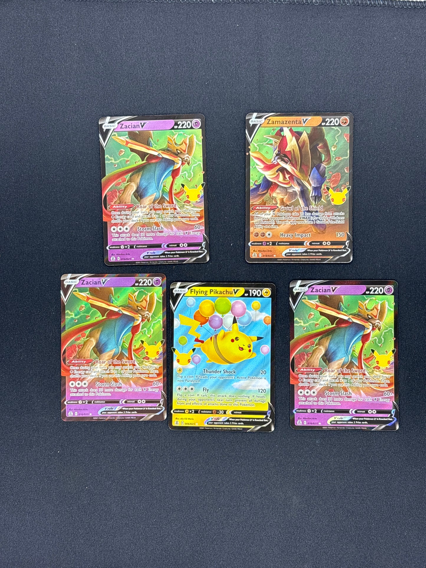 Auction Lot 185: Pokemon Celebrations V Lot 2 Conditions Vary