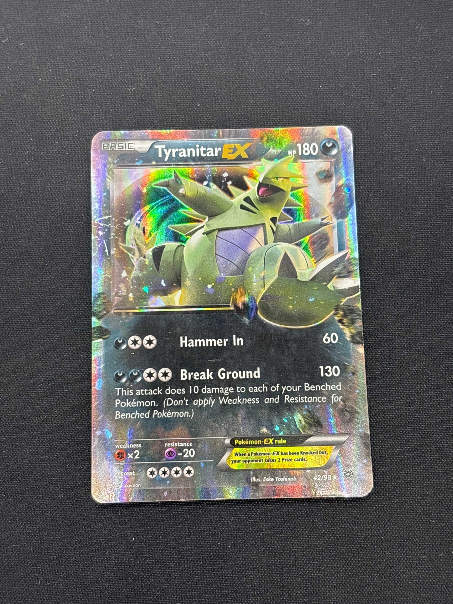 Auction Lot 264: Pokemon Cards Tyranitar EX Ultra Rare Ancient Origins Conditions Vary