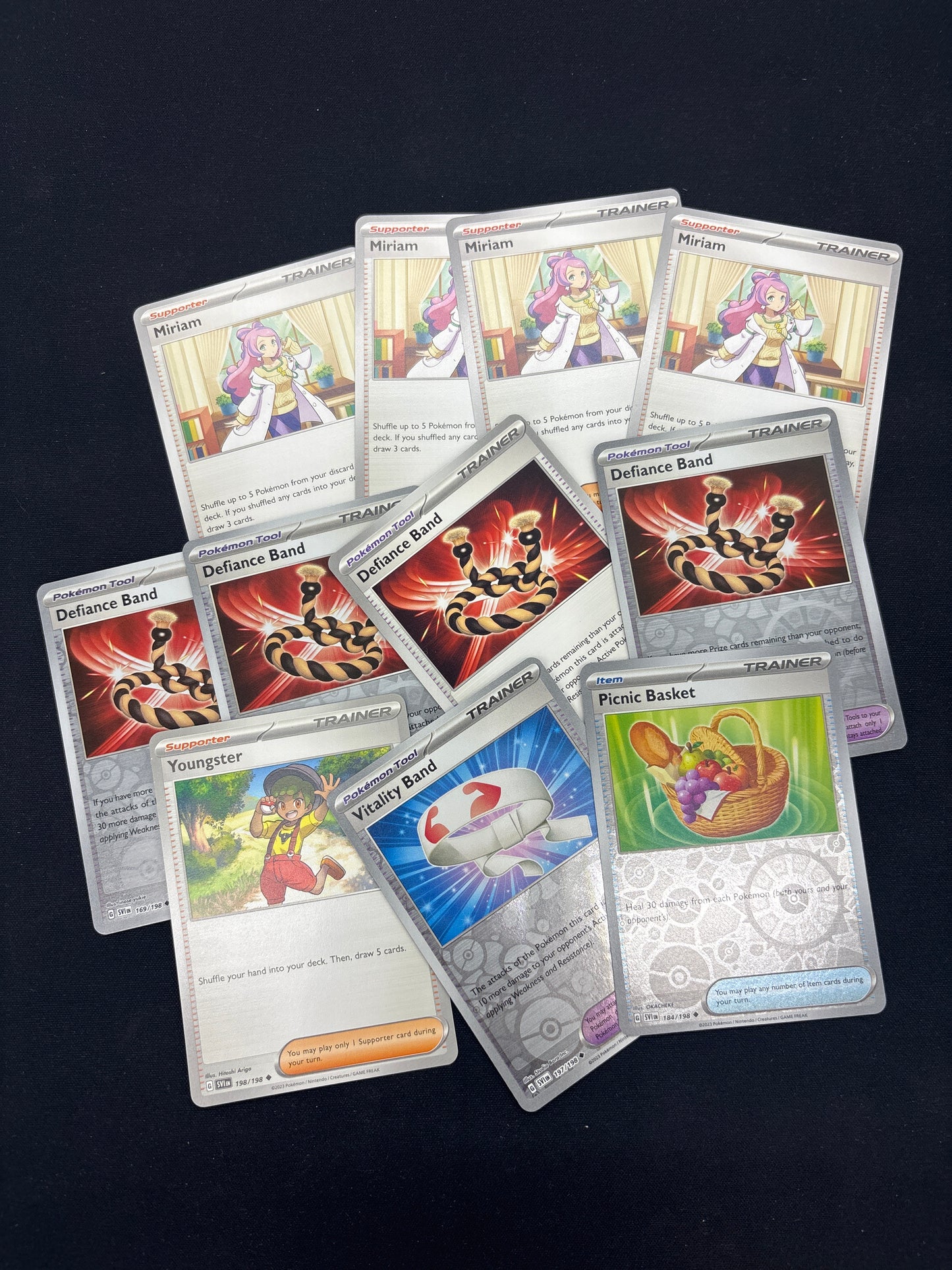 Auction Lot 245: Pokemon SV Trainer Card Lot 2 Conditions Vary