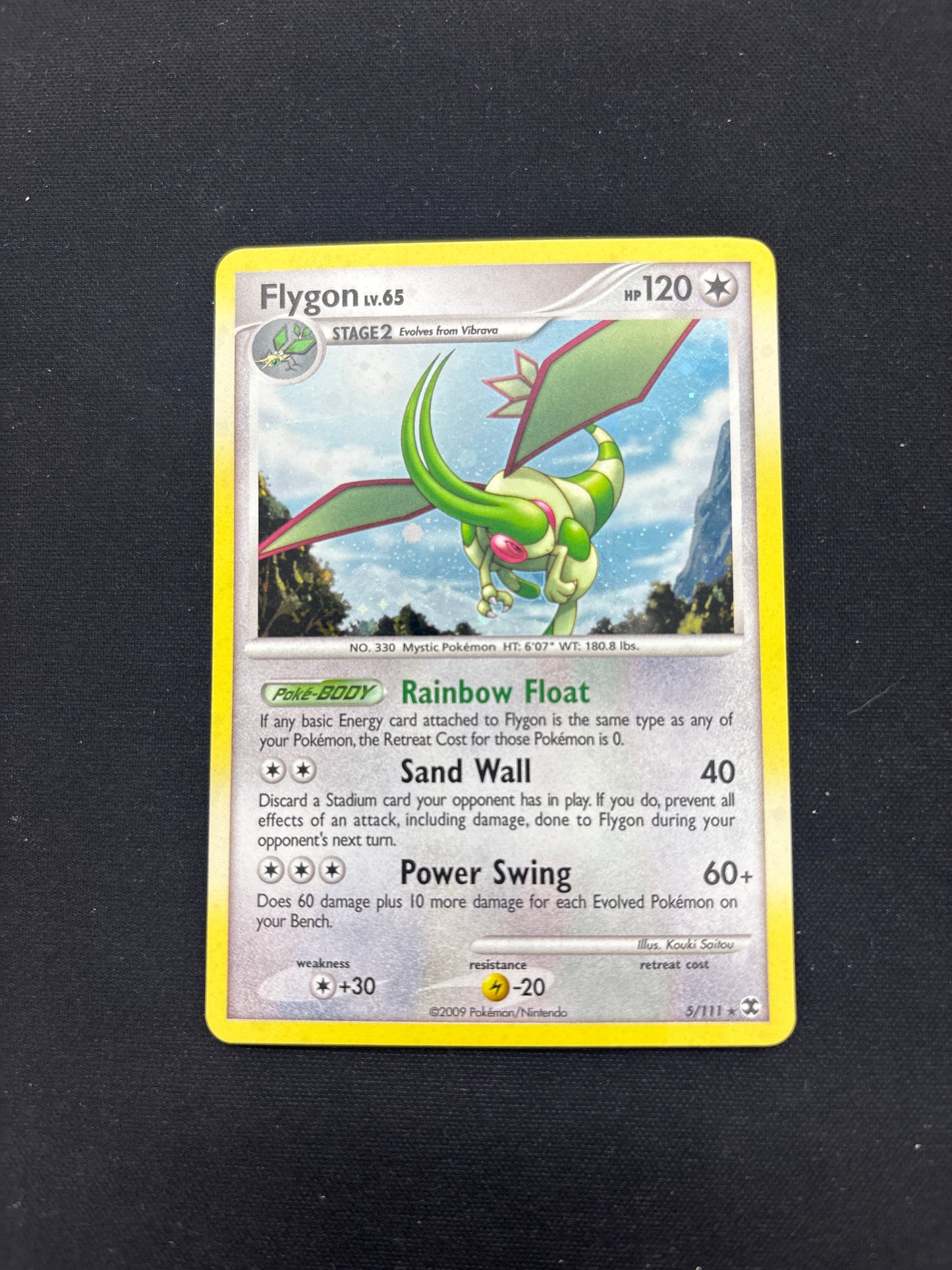 Auction Lot 238: Pokemon Card Flygon Holo Card Conditions Vary