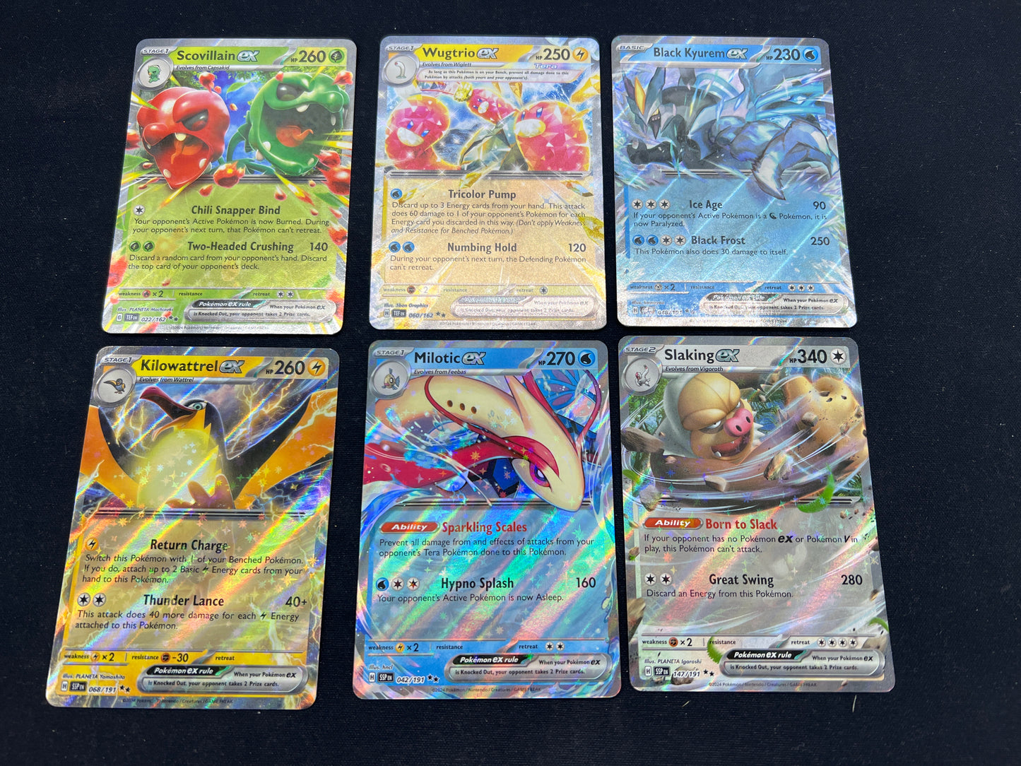 Auction Lot 140: Pokemon Cards Assorted Lot of 6 EX Double Rares Conditions Vary