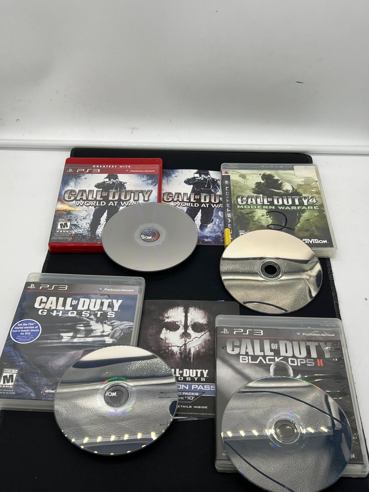 Auction Lot 47: Playstation 3 Video Game Lot of 4 Assorted Call of Duty Titles