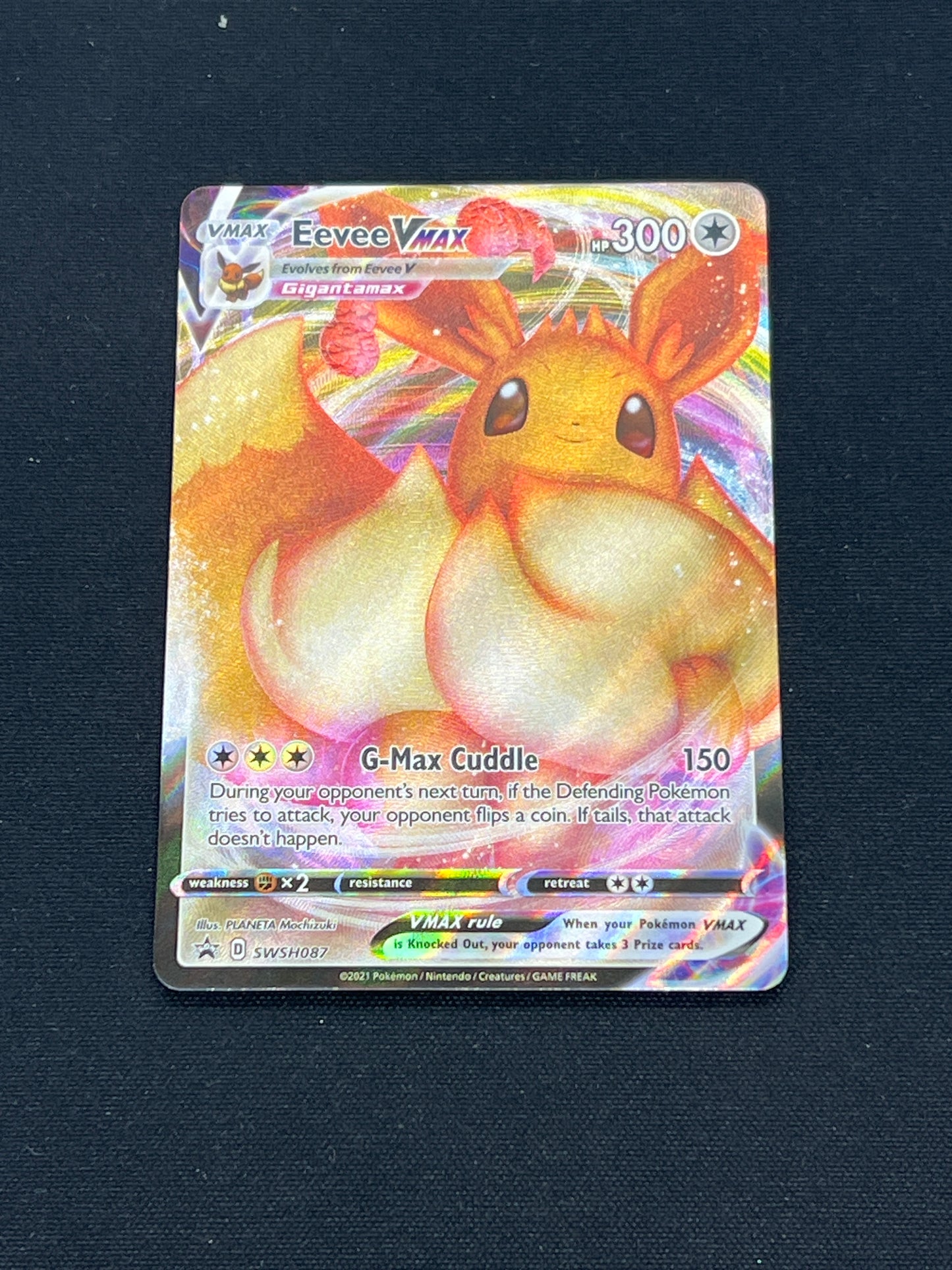 Auction Lot 190: Pokemon Card Eevee VMAX SWSH Promo Conditions Vary