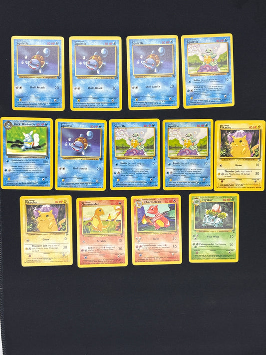 Auction Lot 31: Pokemon Evolution Line WOTC Cards Conditions Vary