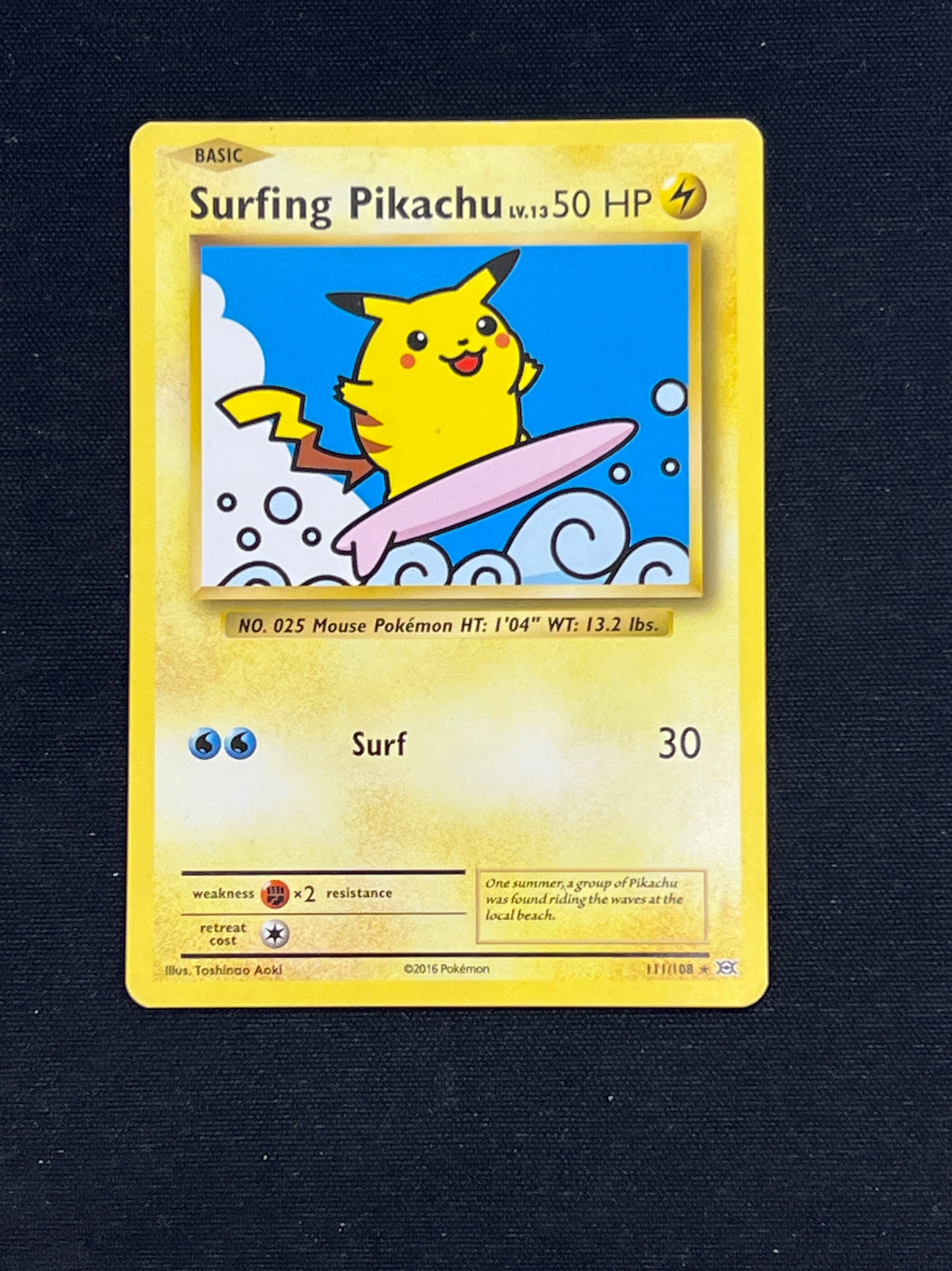 Auction Lot 401: Pokemon Cards Surfing Pikachu Evolutions Conditions Vary