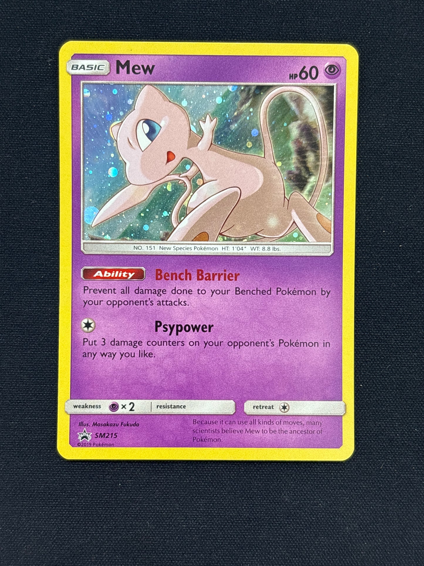 Auction Lot 16: Pokemon Card Mew SM Promo Conditions Vary