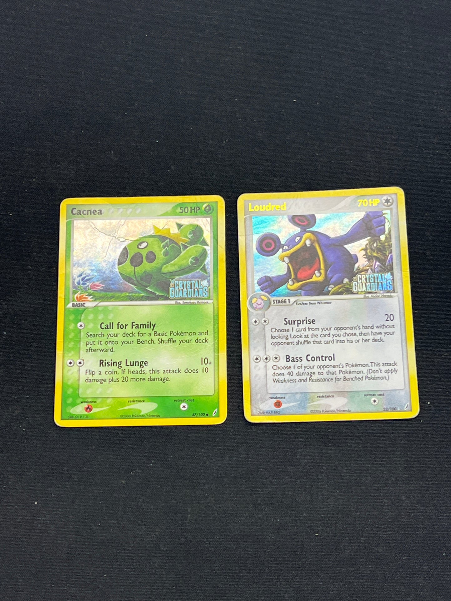 Auction Lot 321: Pokemon Cards Crystal Guardians Holo Stamped Lot Conditions Vary