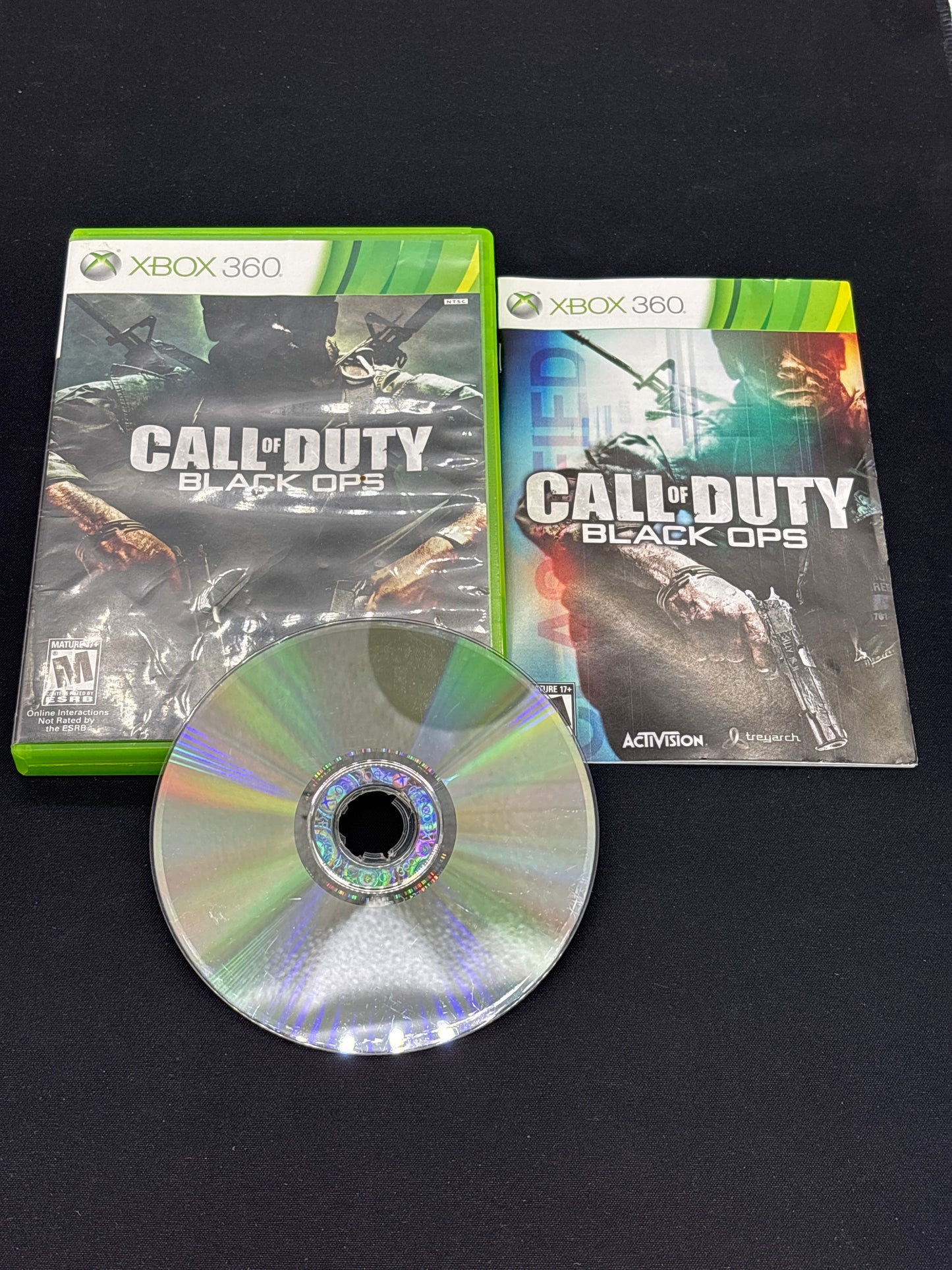 Auction Lot 39: Call of Duty Black Ops Region Video Game XBOX 360 CIB