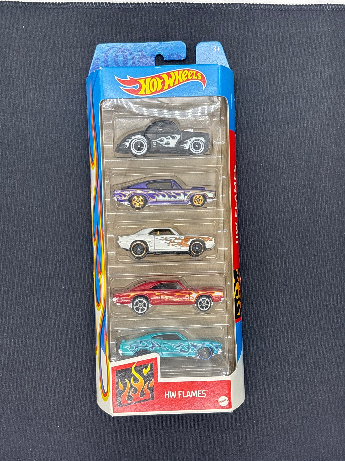 Auction Lot 109: Hot Wheels Flames Cars Box Unopened Lot 2