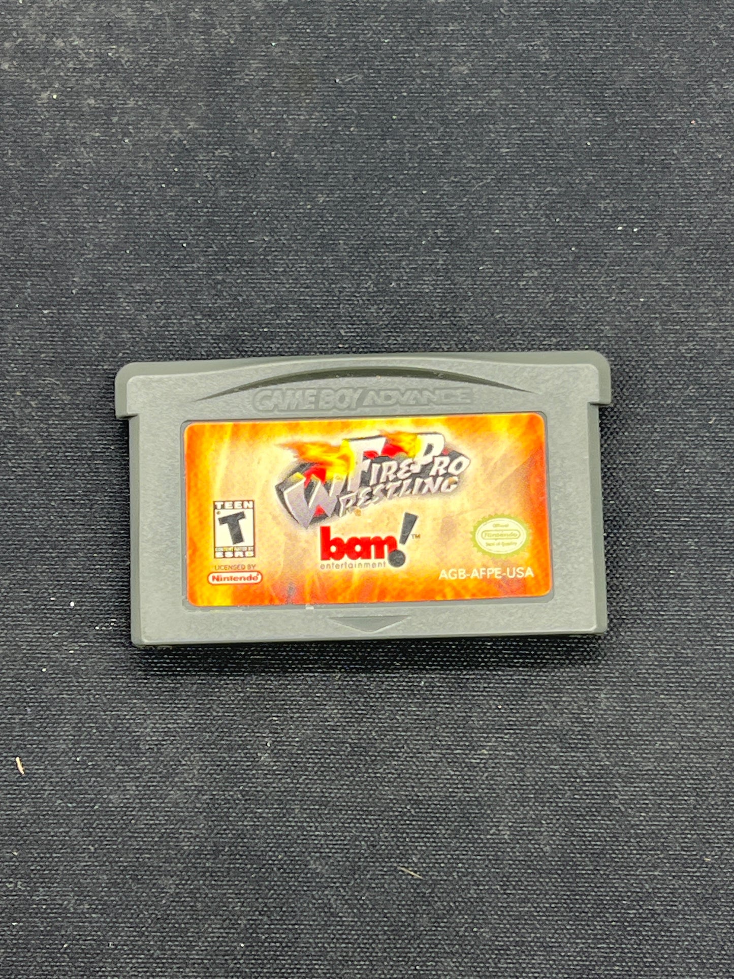 Auction Lot 214: Gameboy Advance Fire Pro Wrestling Cartridge Only